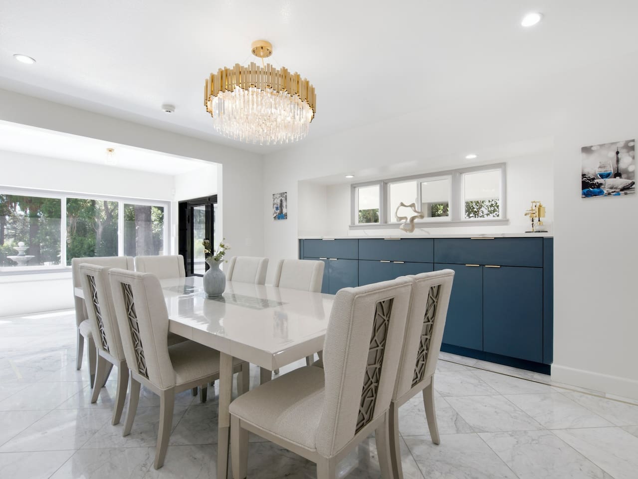 Gather around the dining table for memorable meals, conversations, and quality time together.