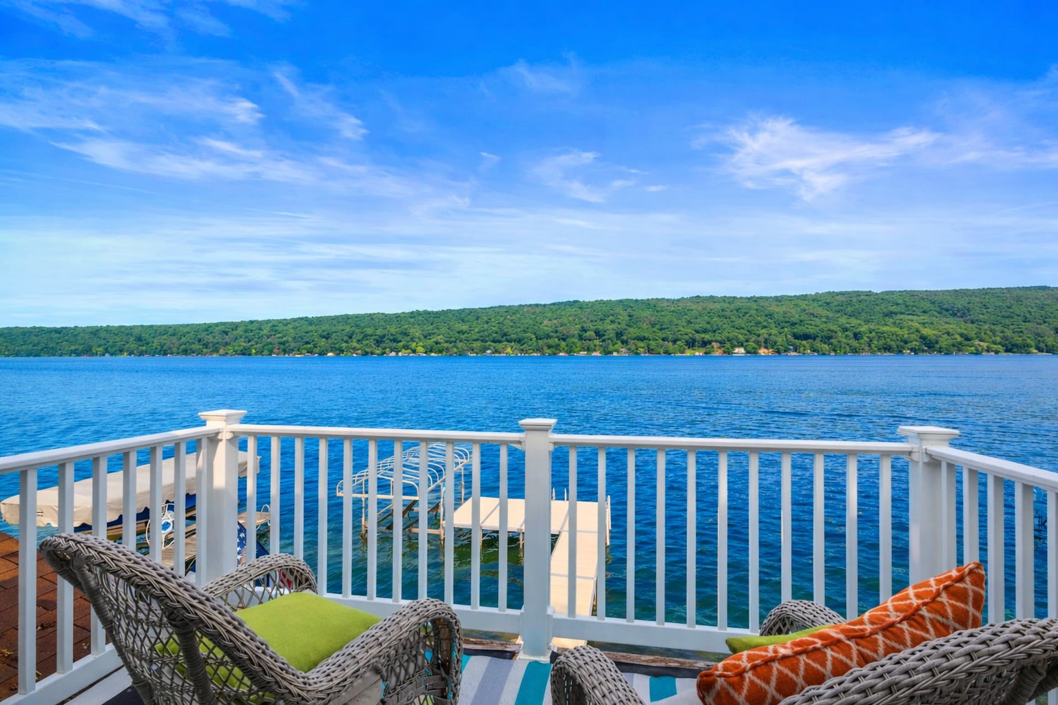 Sit back and relax with stunning lake view
