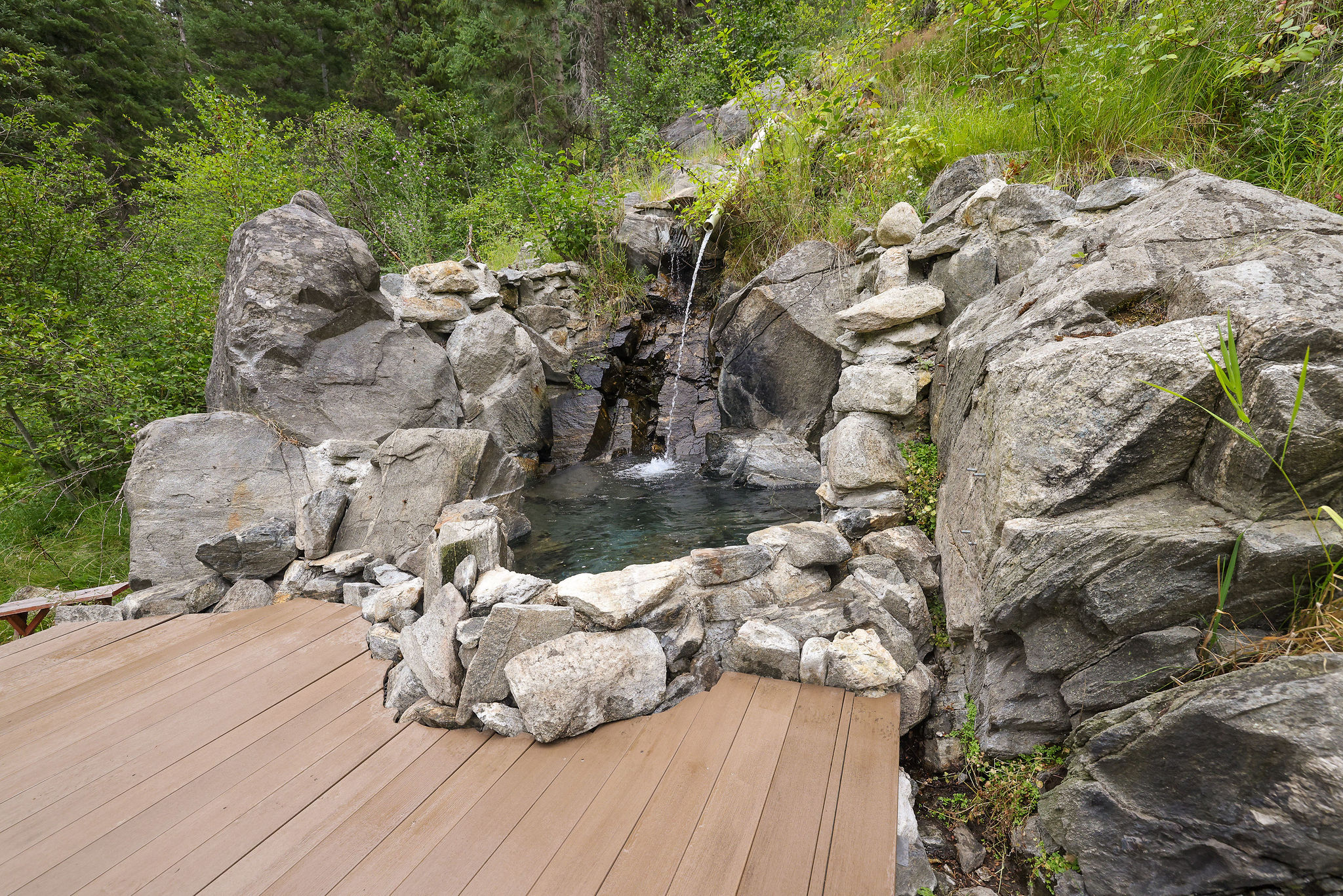 Pack a picnic and take a relaxing soak