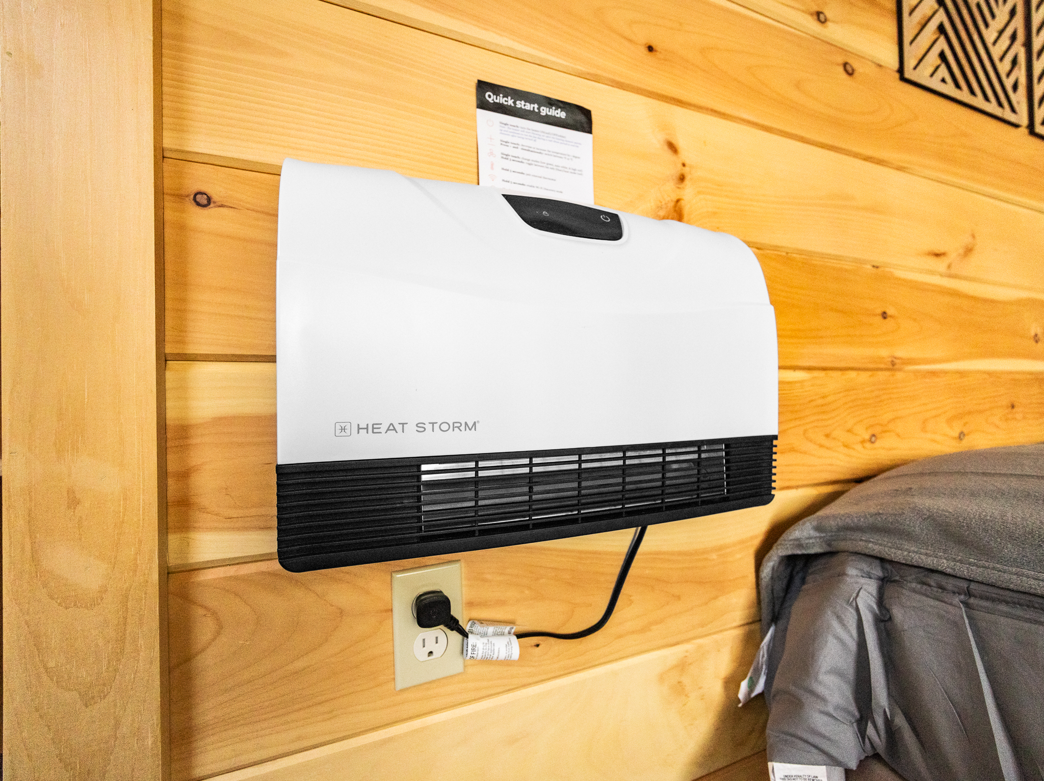 Each bedroom with additional heaters