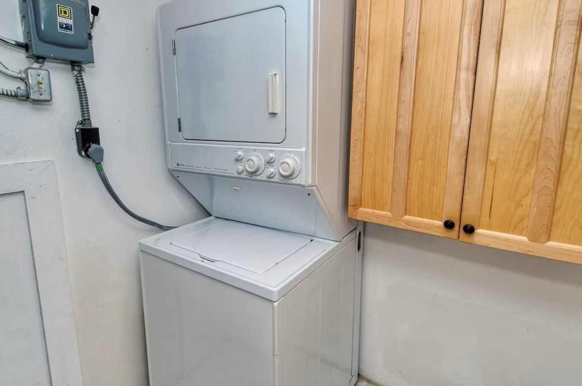 Washer & Dryer in master bedroom closet