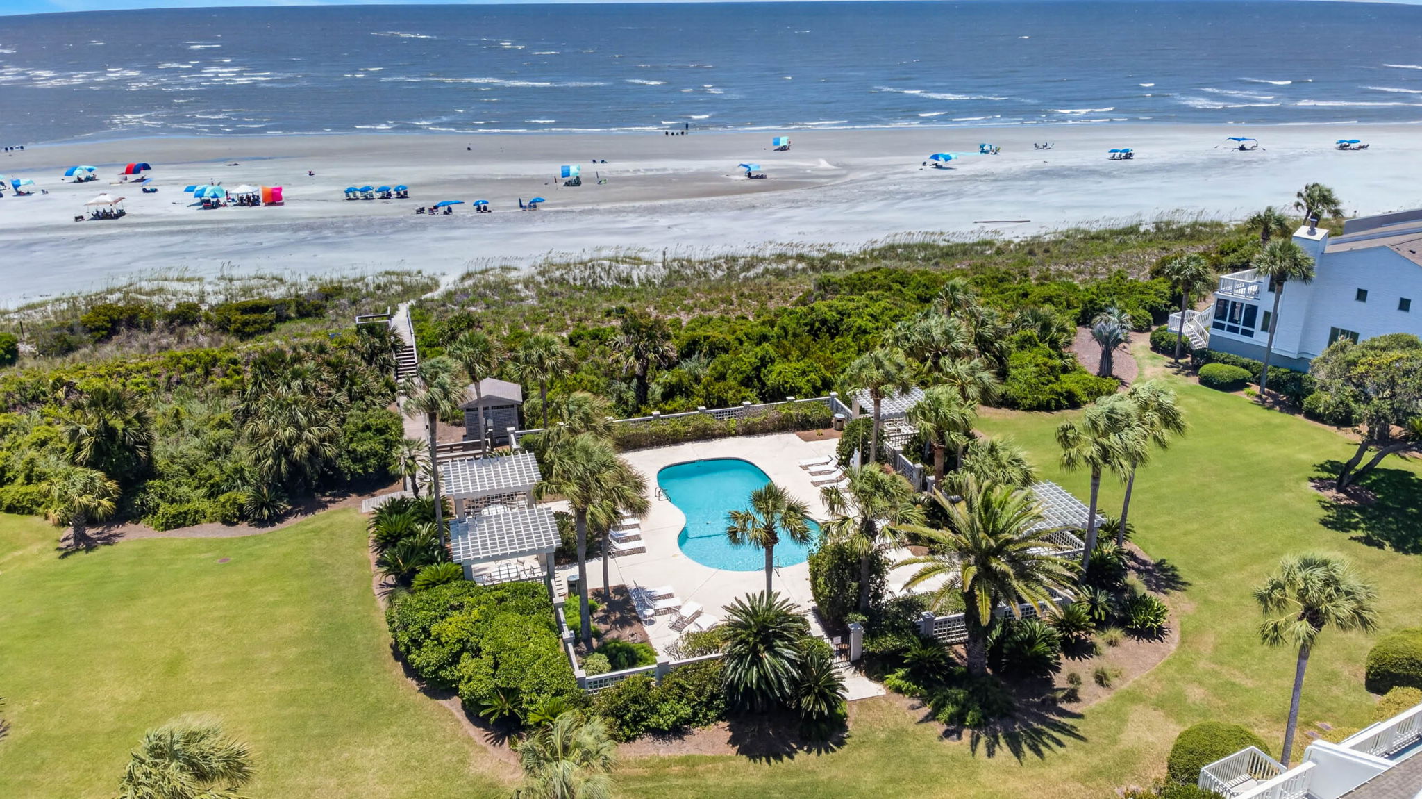 Beach Club villas pool | Oceans 22 | 22 Beach Club Villas, Wild Dunes | IOP Escapes