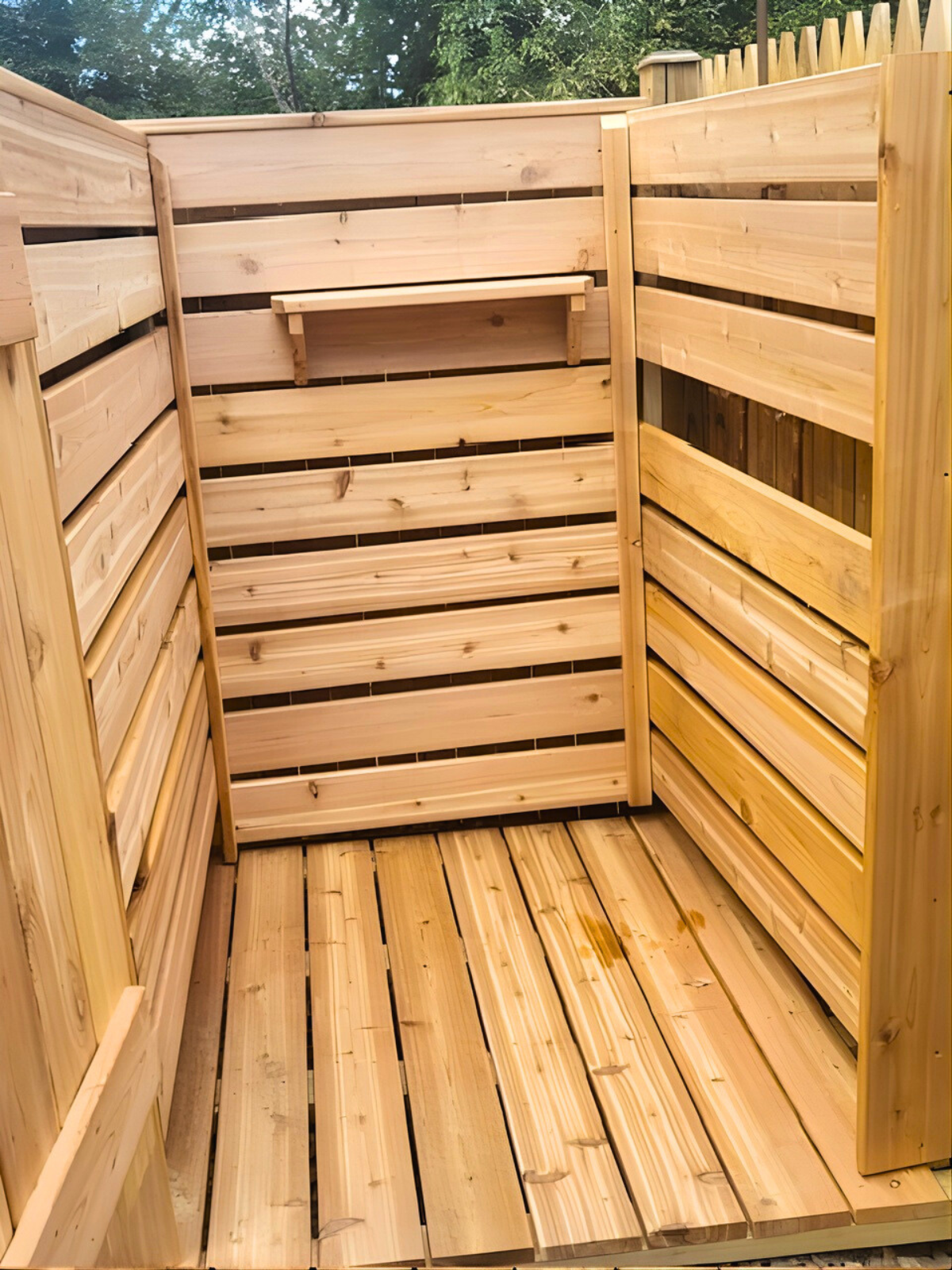 Excited to share that our outdoor shower is now ready for you to enjoy!