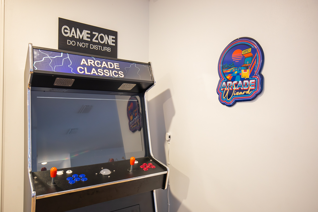 Game Zone! Challenge your crew to retro arcade classics and see who claims bragging rights