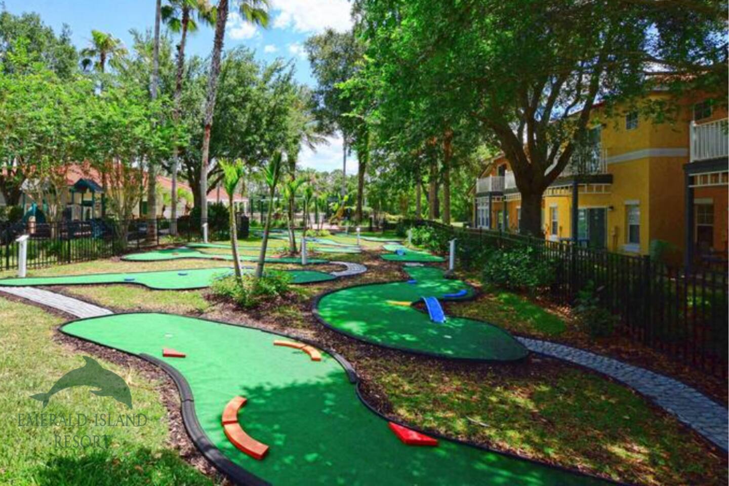 Enjoy family fun with a round of putt-putt right in the community.