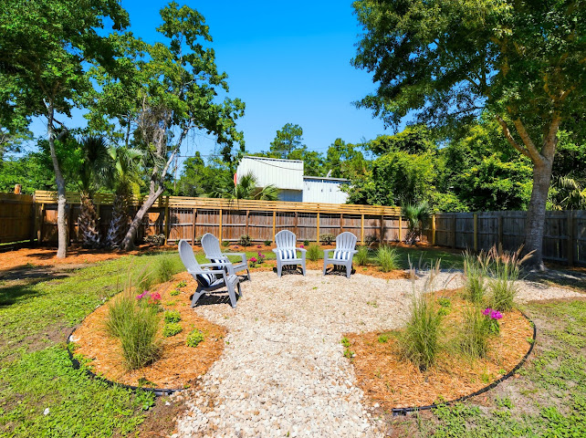Back yard view