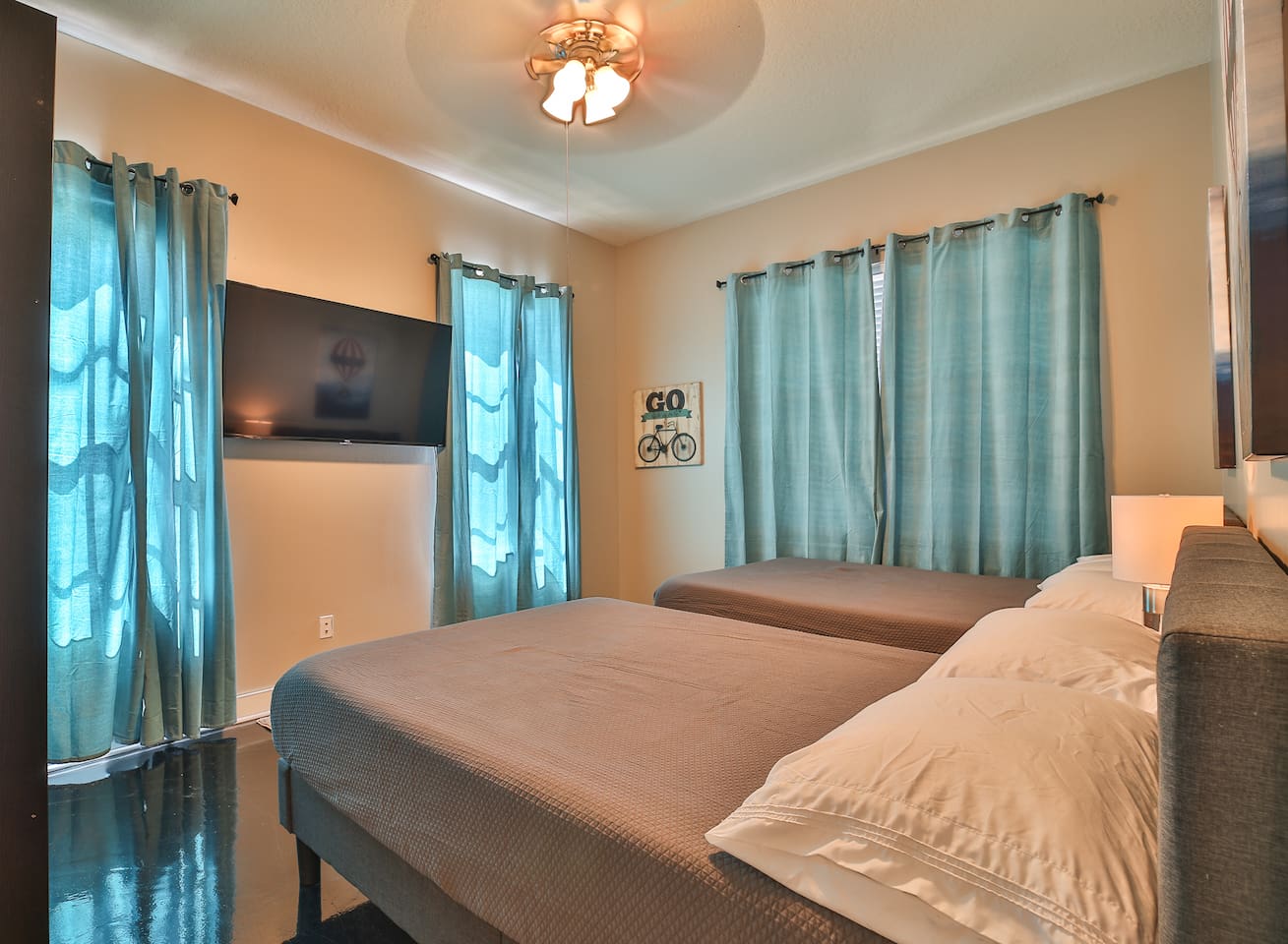 Downstairs bedroom #2.
