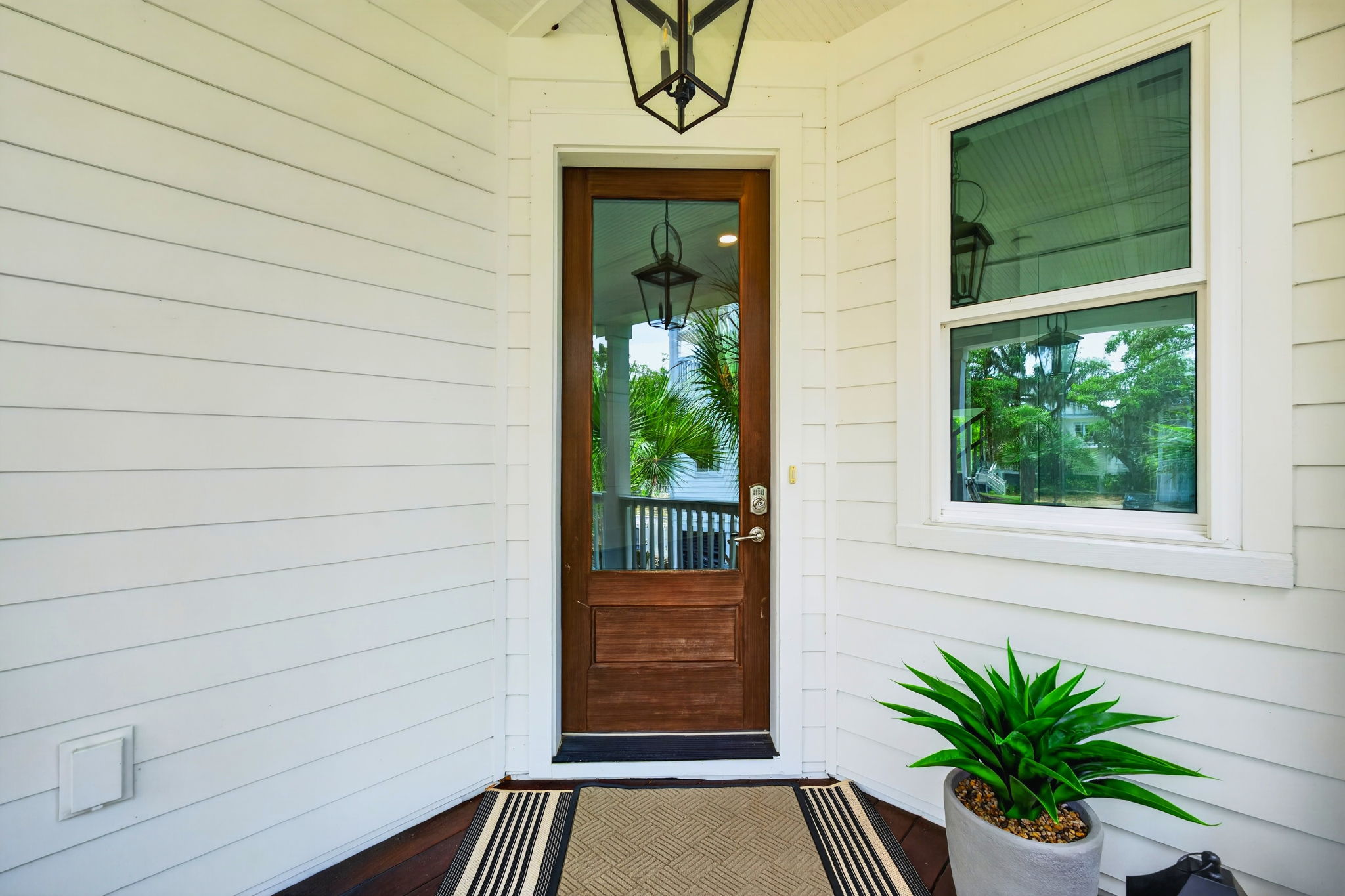 Front Door | Driftwood Dreams | 105 Forest Trail | Isle of Palms, SC | IOP Escapes