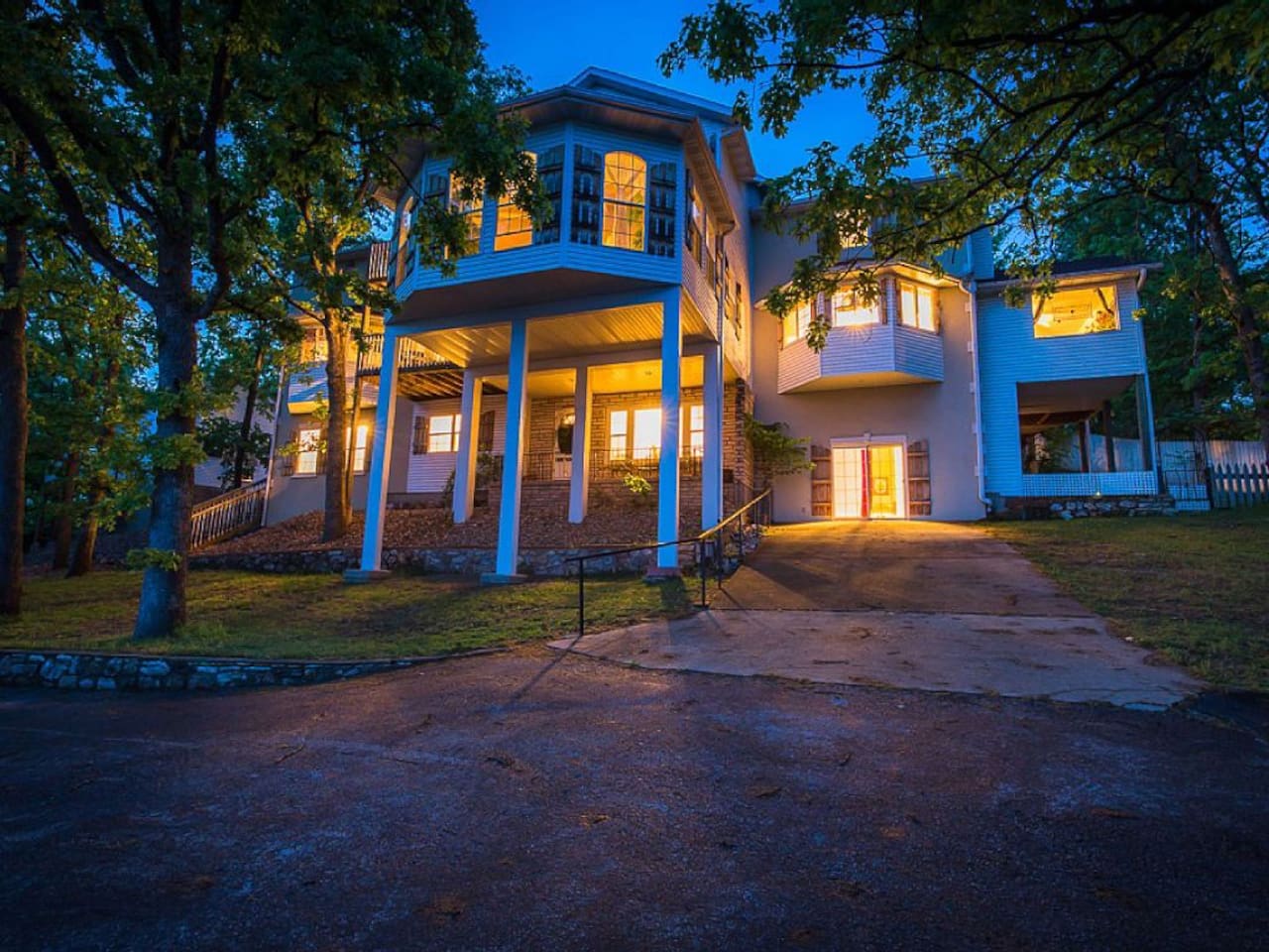 View of home from lake.