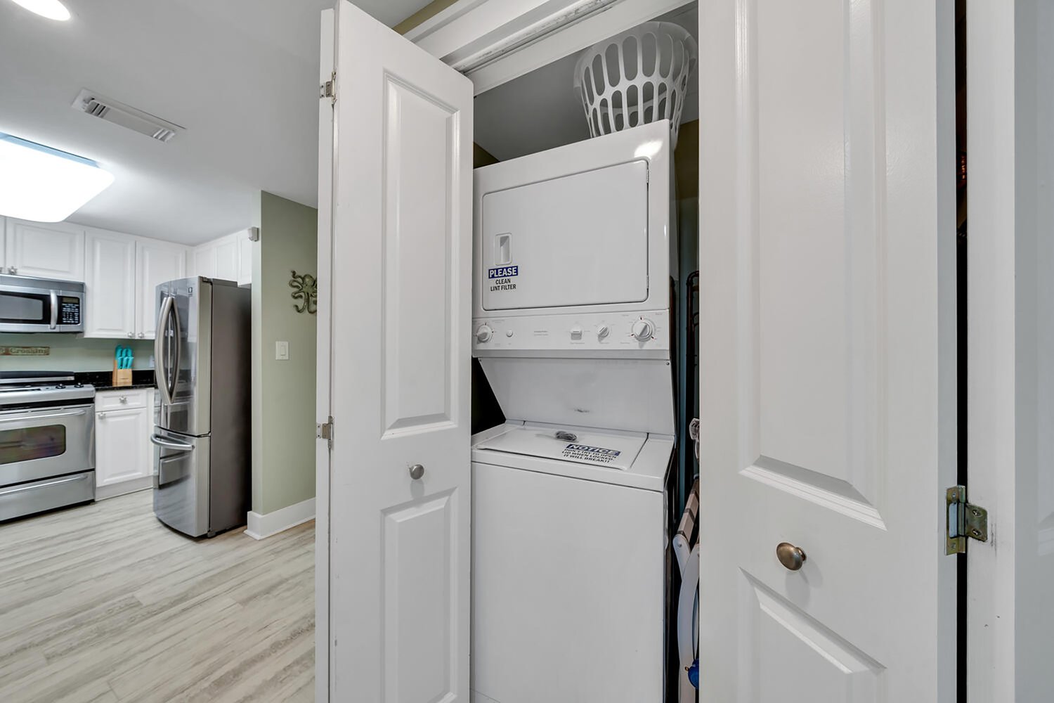 In-unit washer and dryer