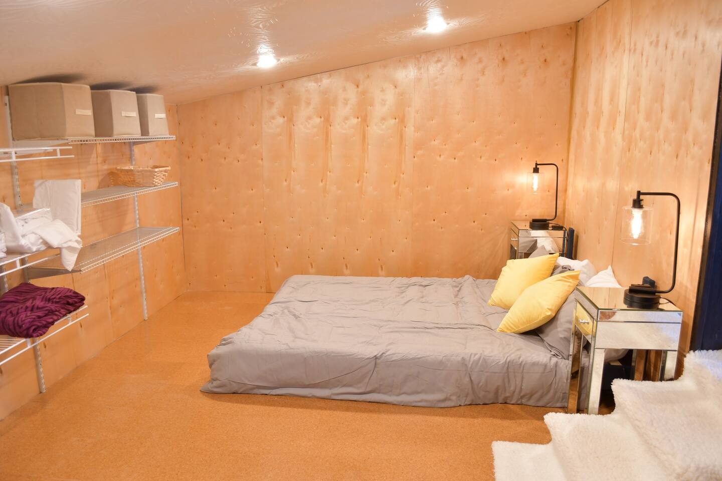 Bedroom #2, this used to be a huge master closet and now serves as a 2nd bedroom for guests