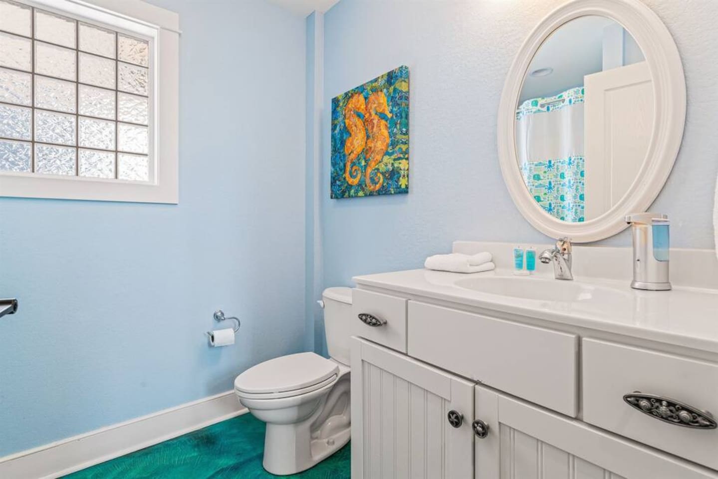 Ground floor bathroom with shower