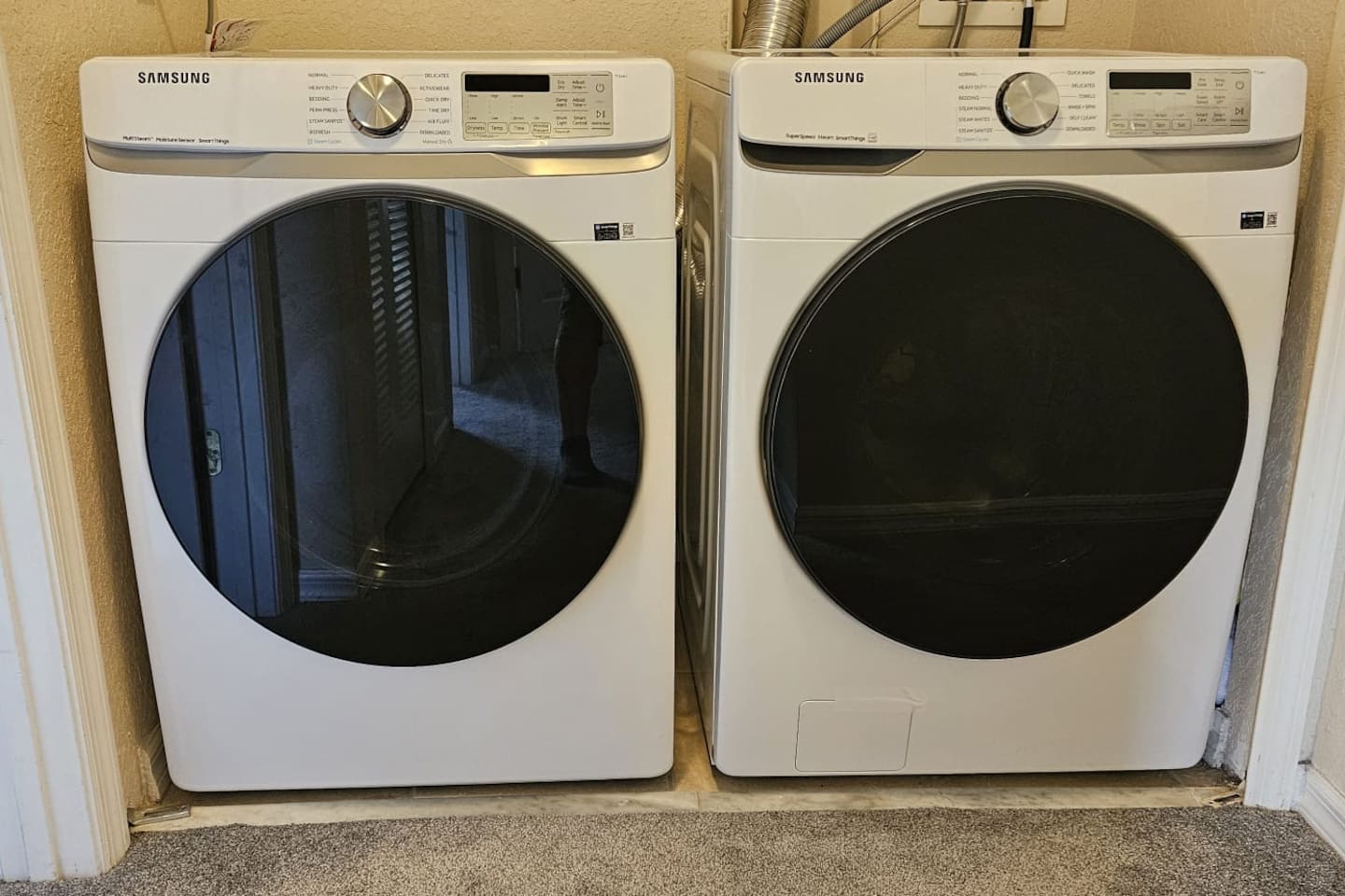 Washer/Dryer on second floor. 