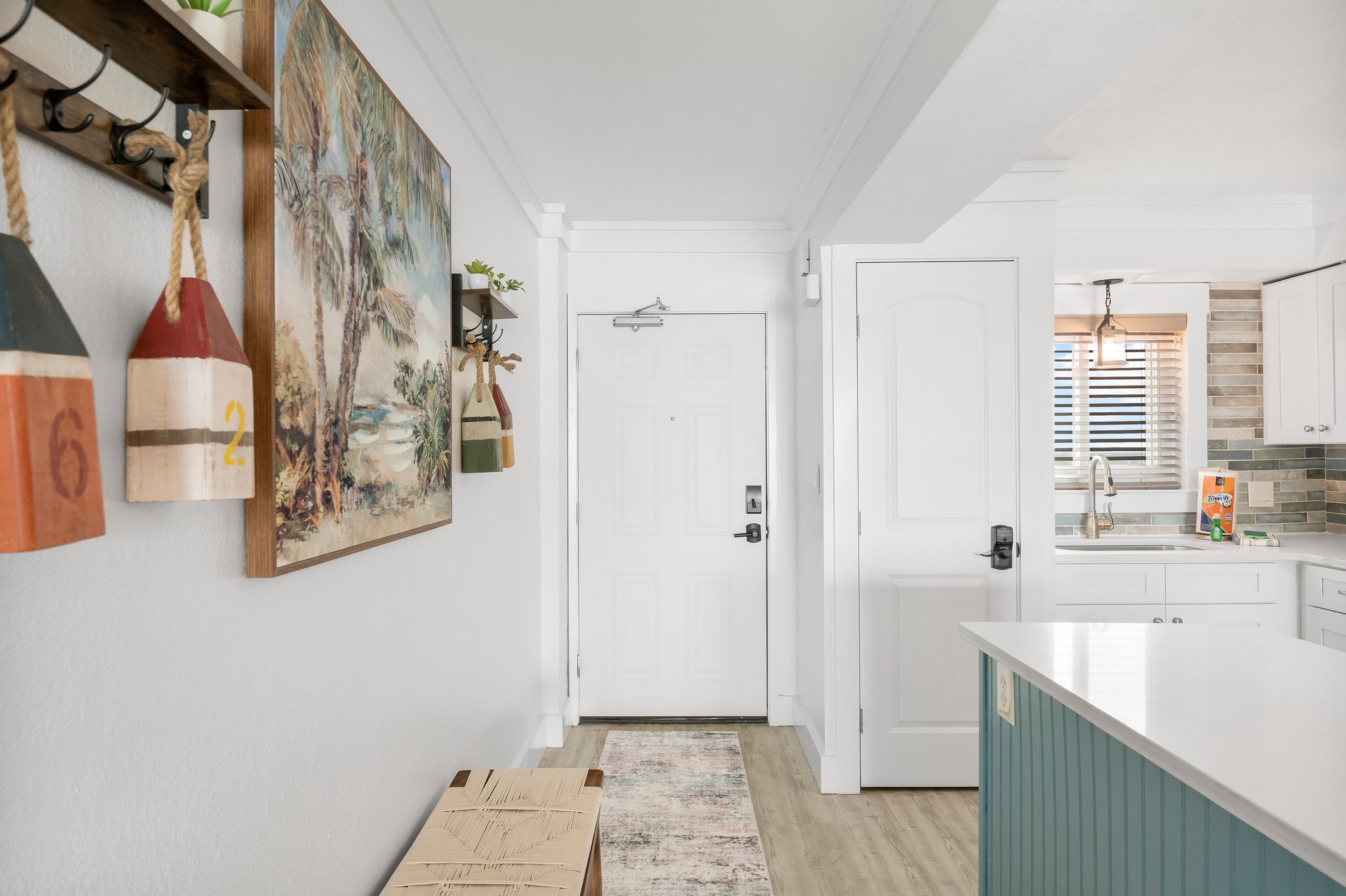After a long day at the beach, stroll into our welcoming abode. Let the stresses of the day melt away as you slip off your sandals or footwear, feeling the soft embrace of relaxation wash over you.