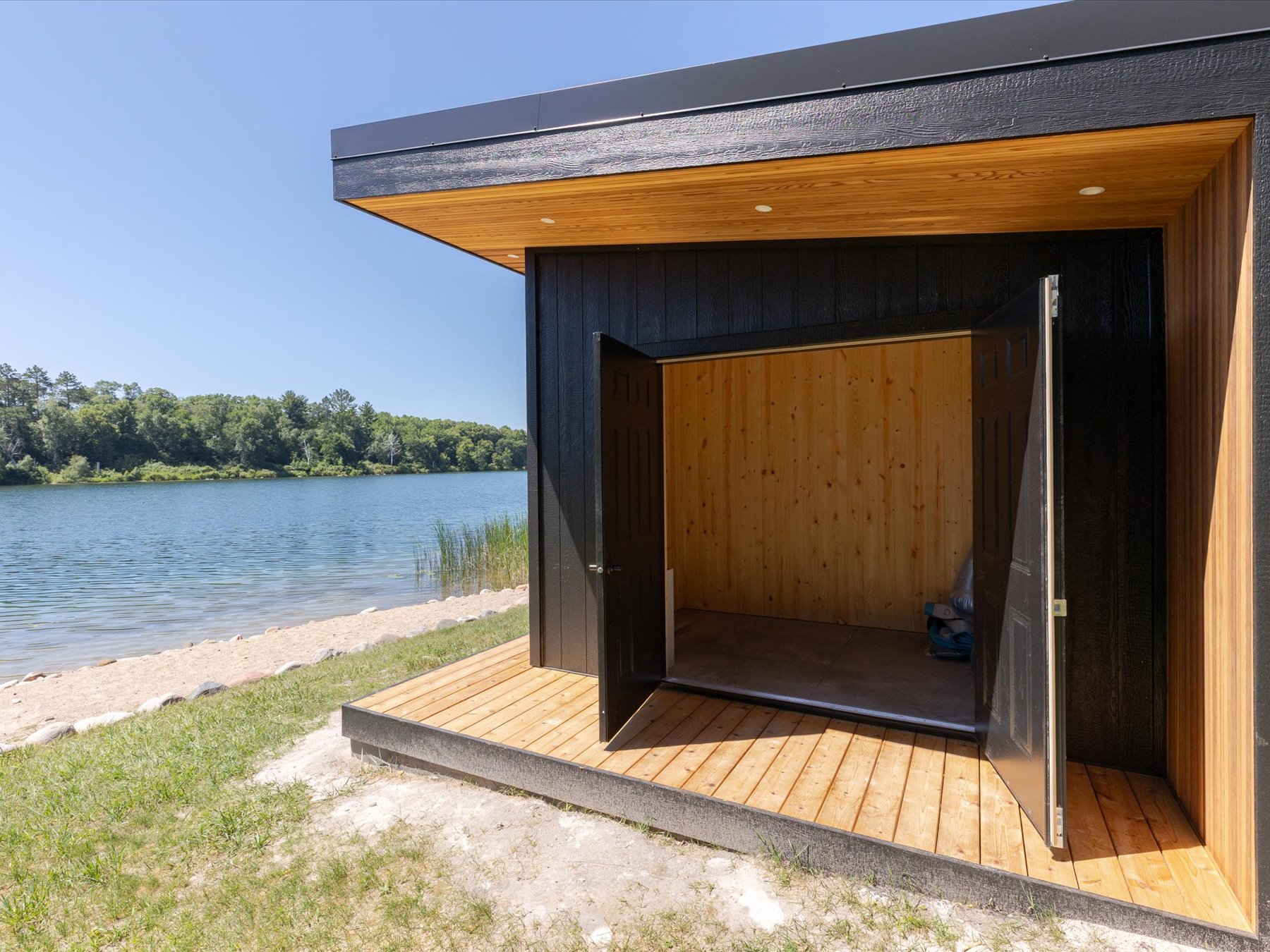 Storage on Sauna building