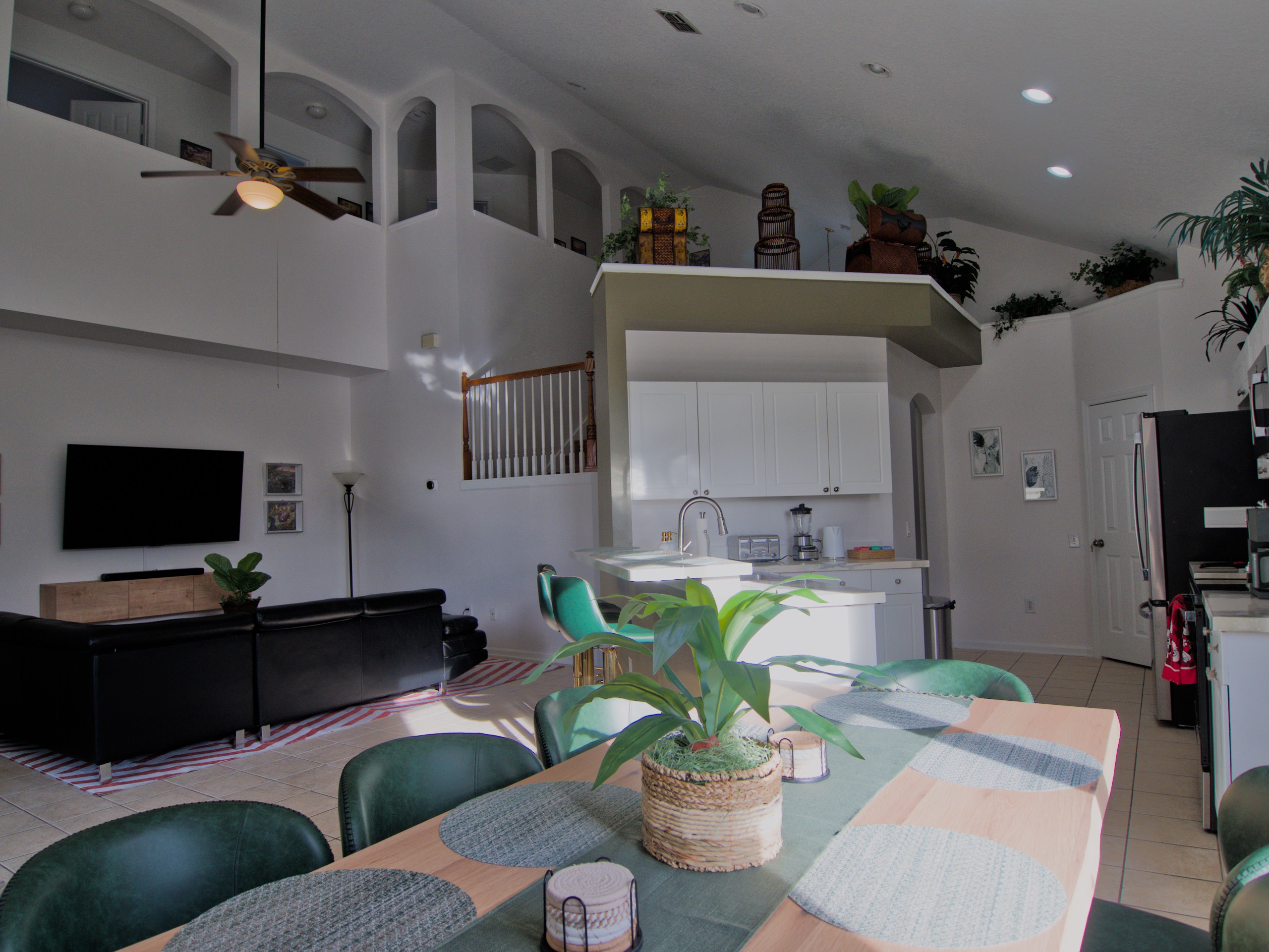 Dining room, living room, and kitchen!