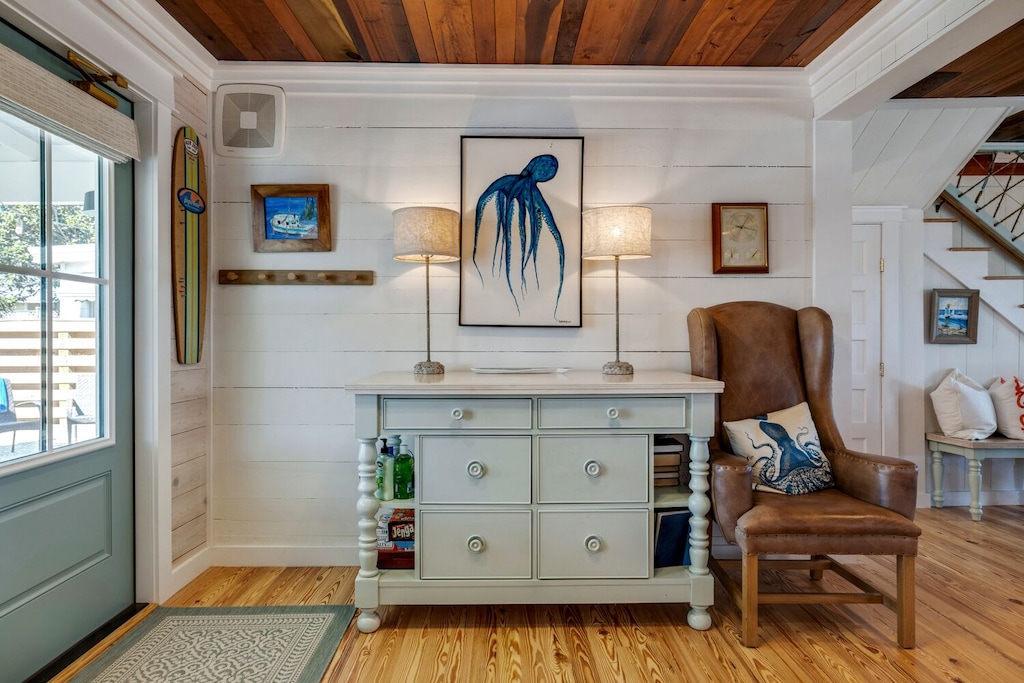 Every room in the house includes a piece of local art.