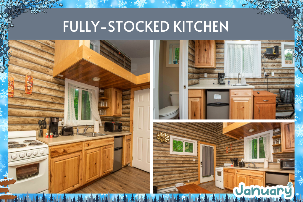 Fully stocked kitchen – Cook meals, make coffee, feel right at home