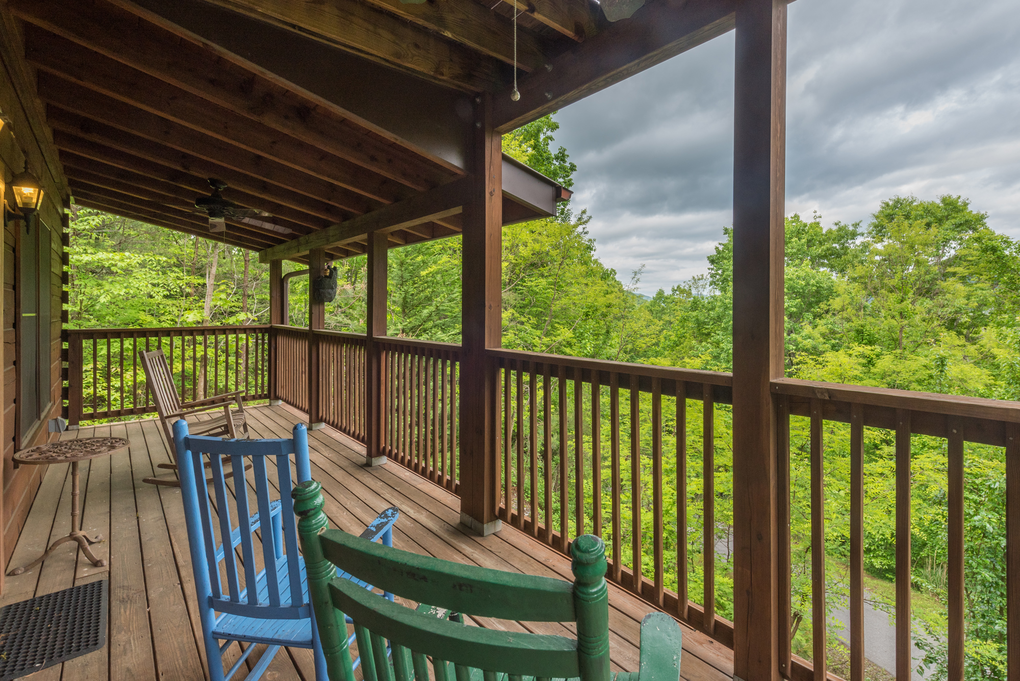 Deck with Views and Rocking Chairs