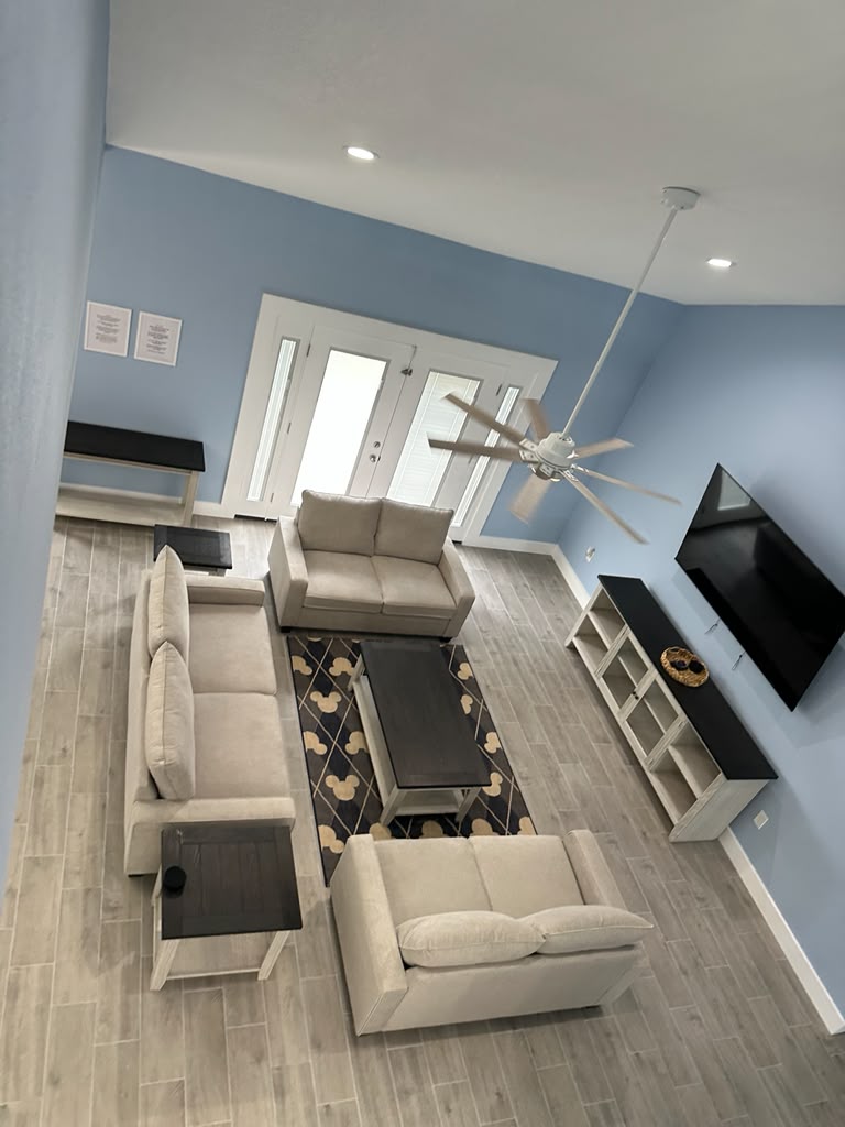 Living Room with Disney Accents