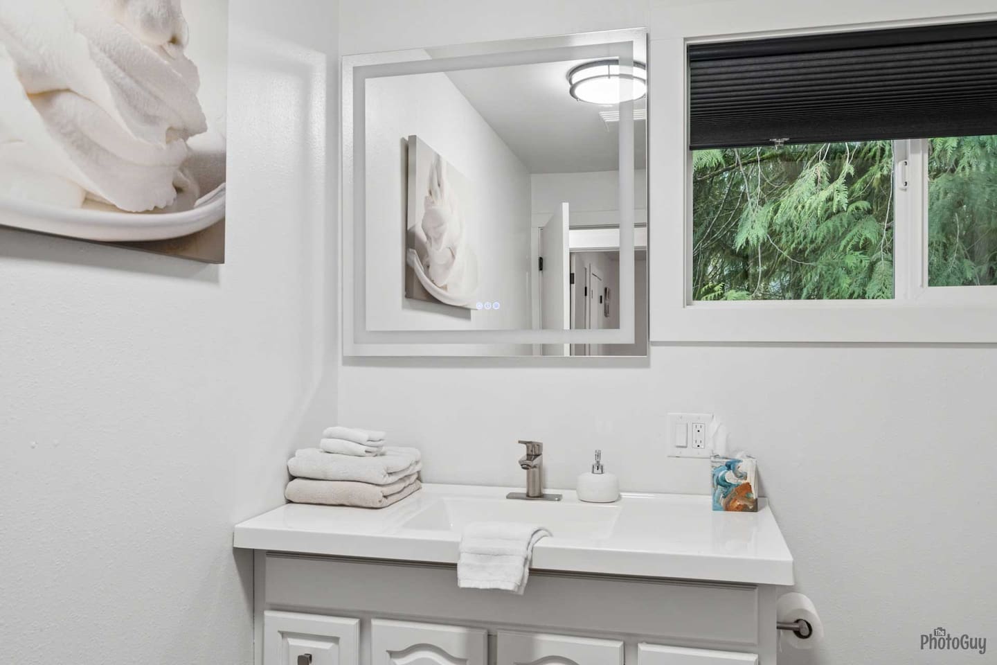 Hallway bathroom