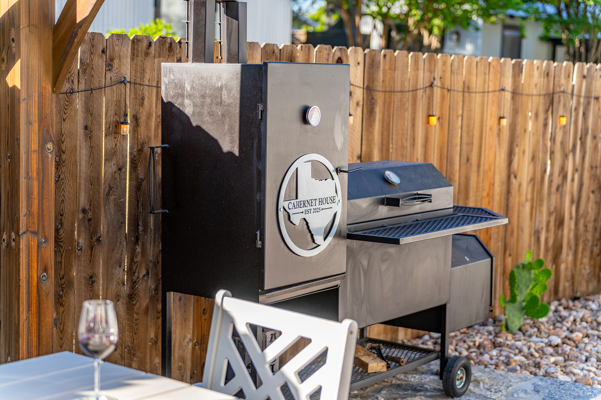 Whether you're grilling steaks, smoking brisket, or cooking burgers for the family, our outdoor smoker is ready for your next backyard feast.