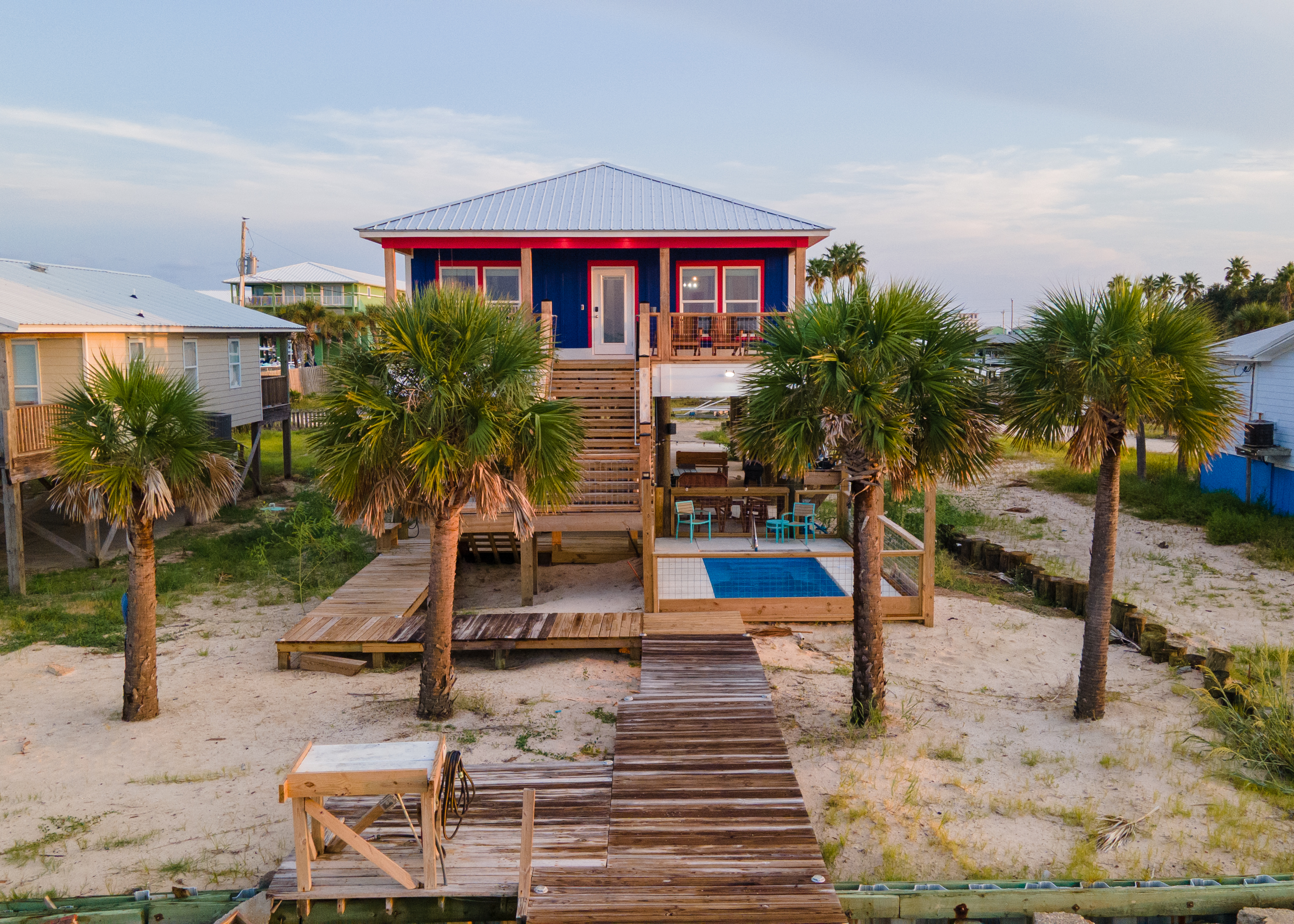 House view from pier