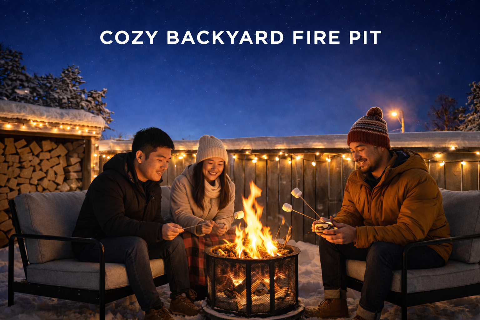 Evenings by the Fire
Roast marshmallows, relax by the fire, and enjoy the northern atmosphere.