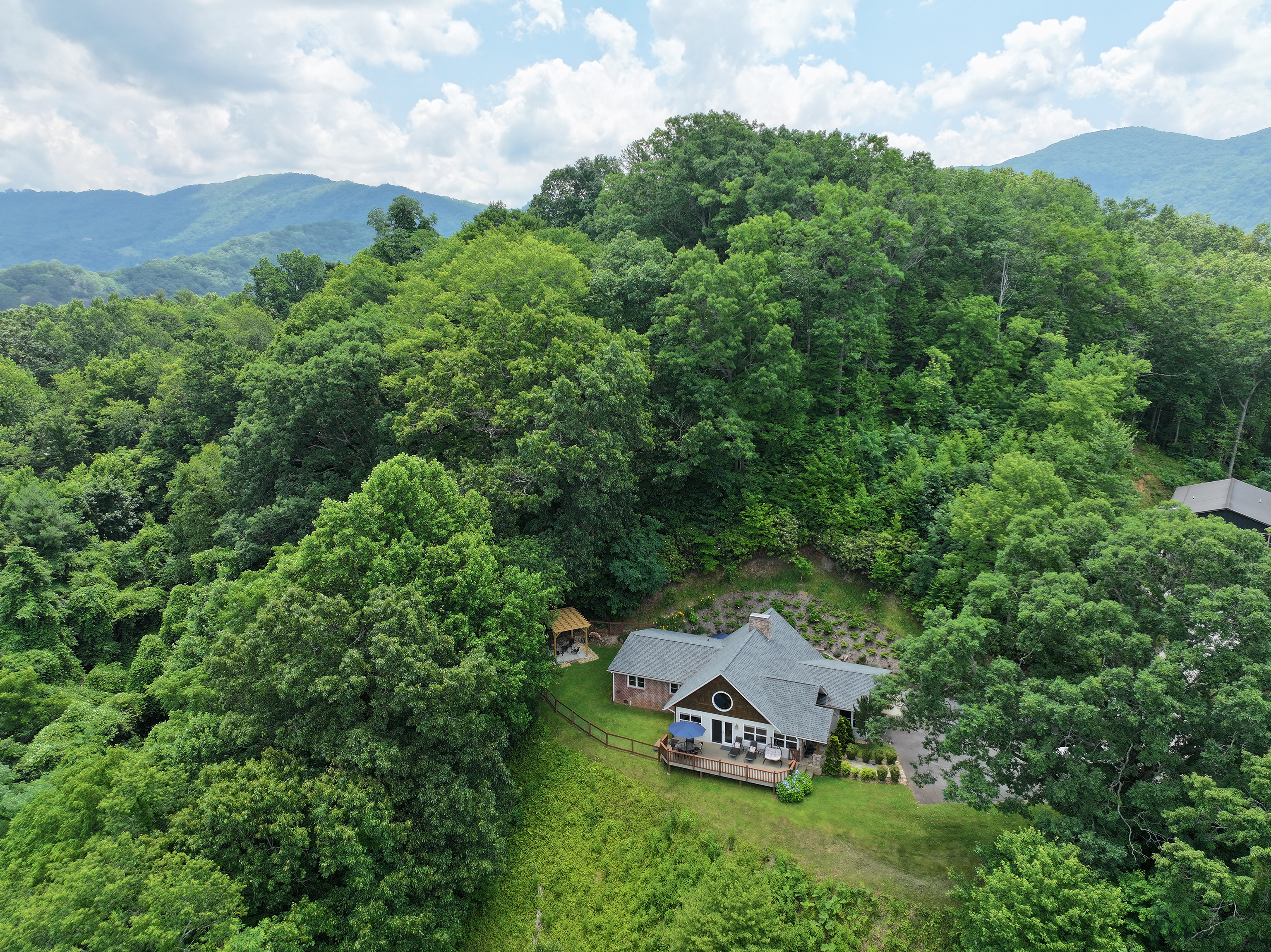 Aerial View - Privacy and Forested Surroundings