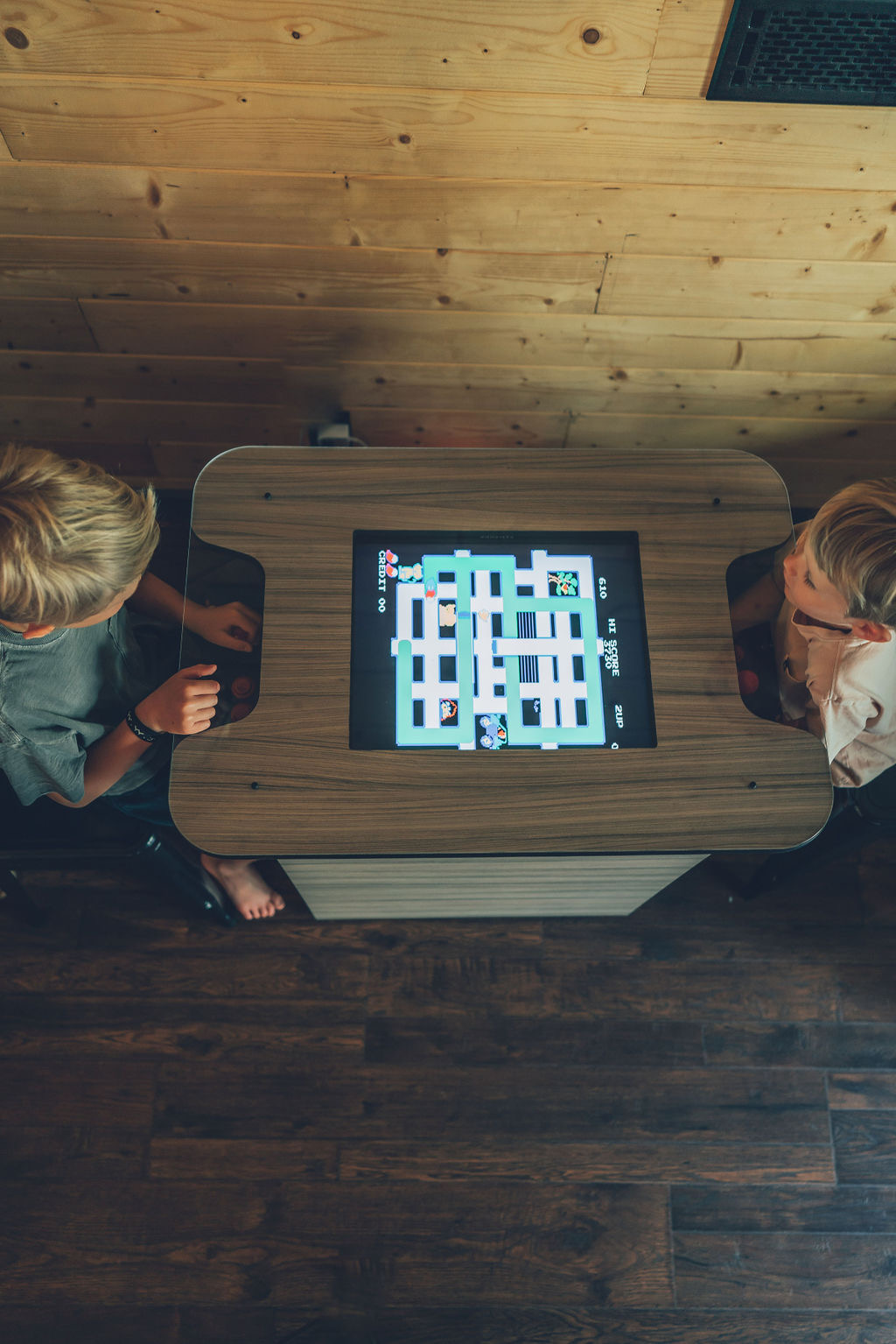 Kids of all ages have fun with our 40 game arcade system