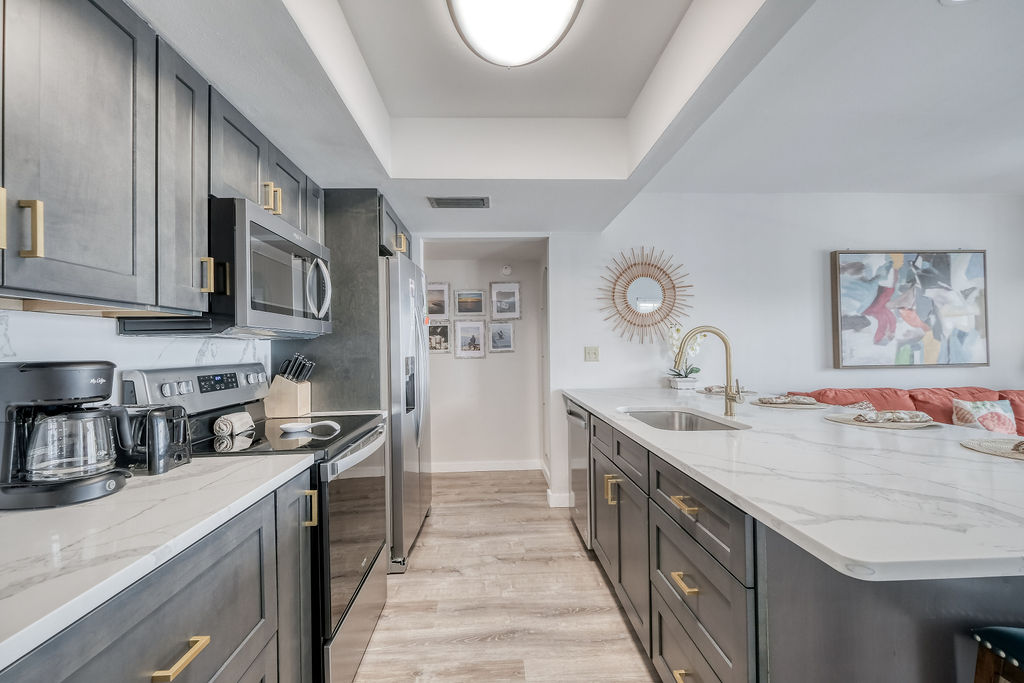 Huge stone counter top