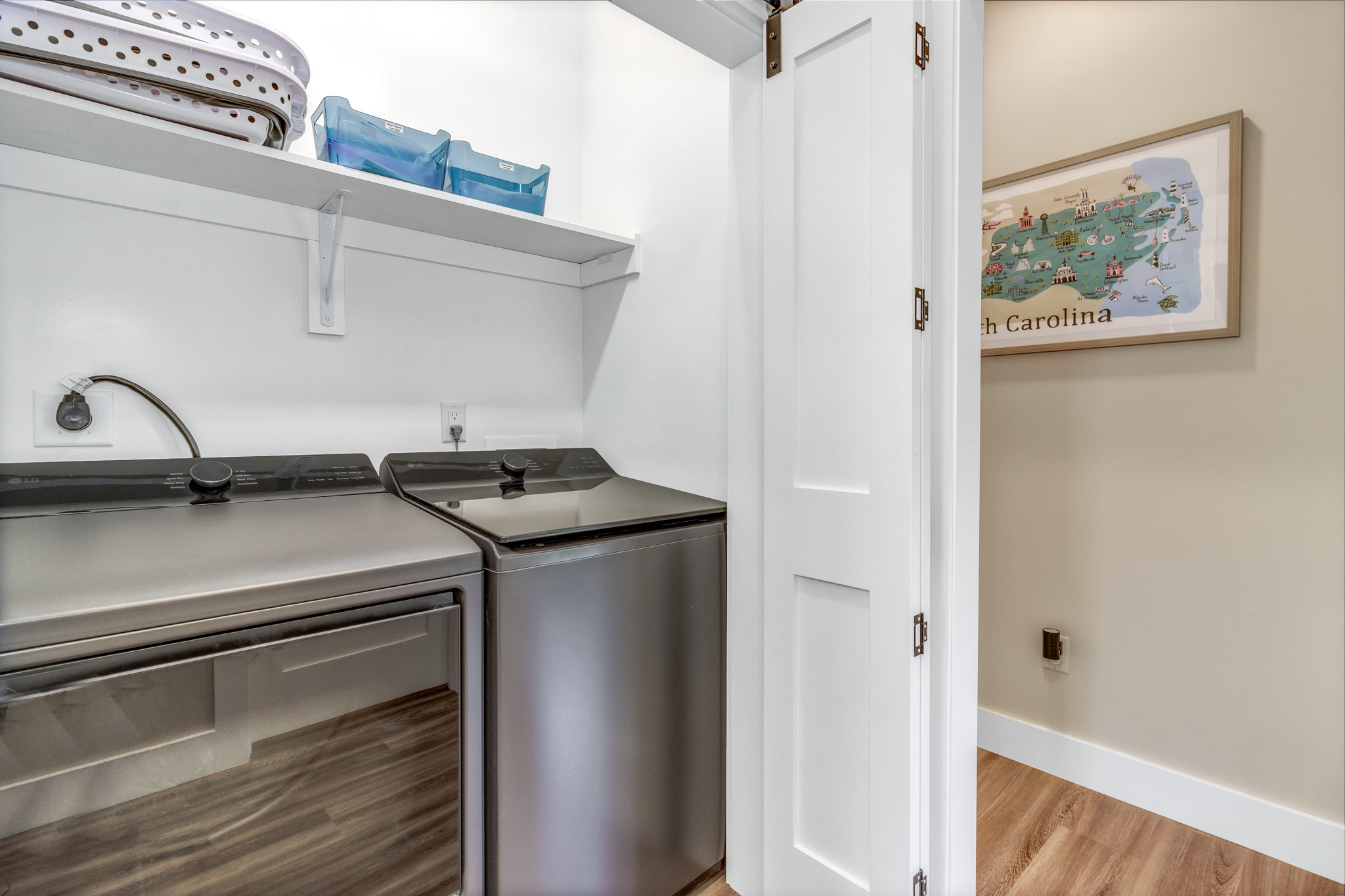 Hallway Laundry closet