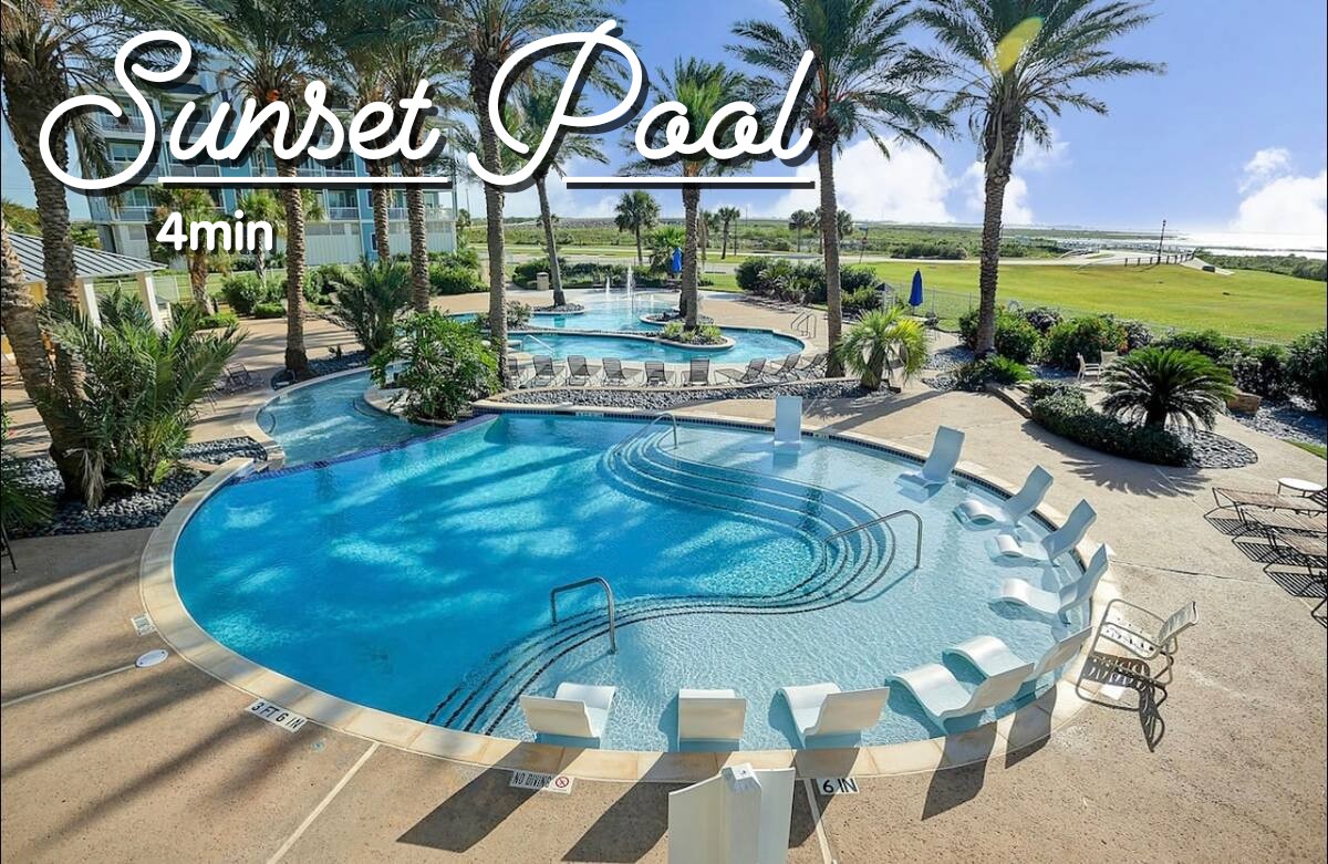 On the bay side of the resort grounds, you&rsquo;ll find the &ldquo;Sunset&rdquo; pool, which has a wave feature and is heated all year.
