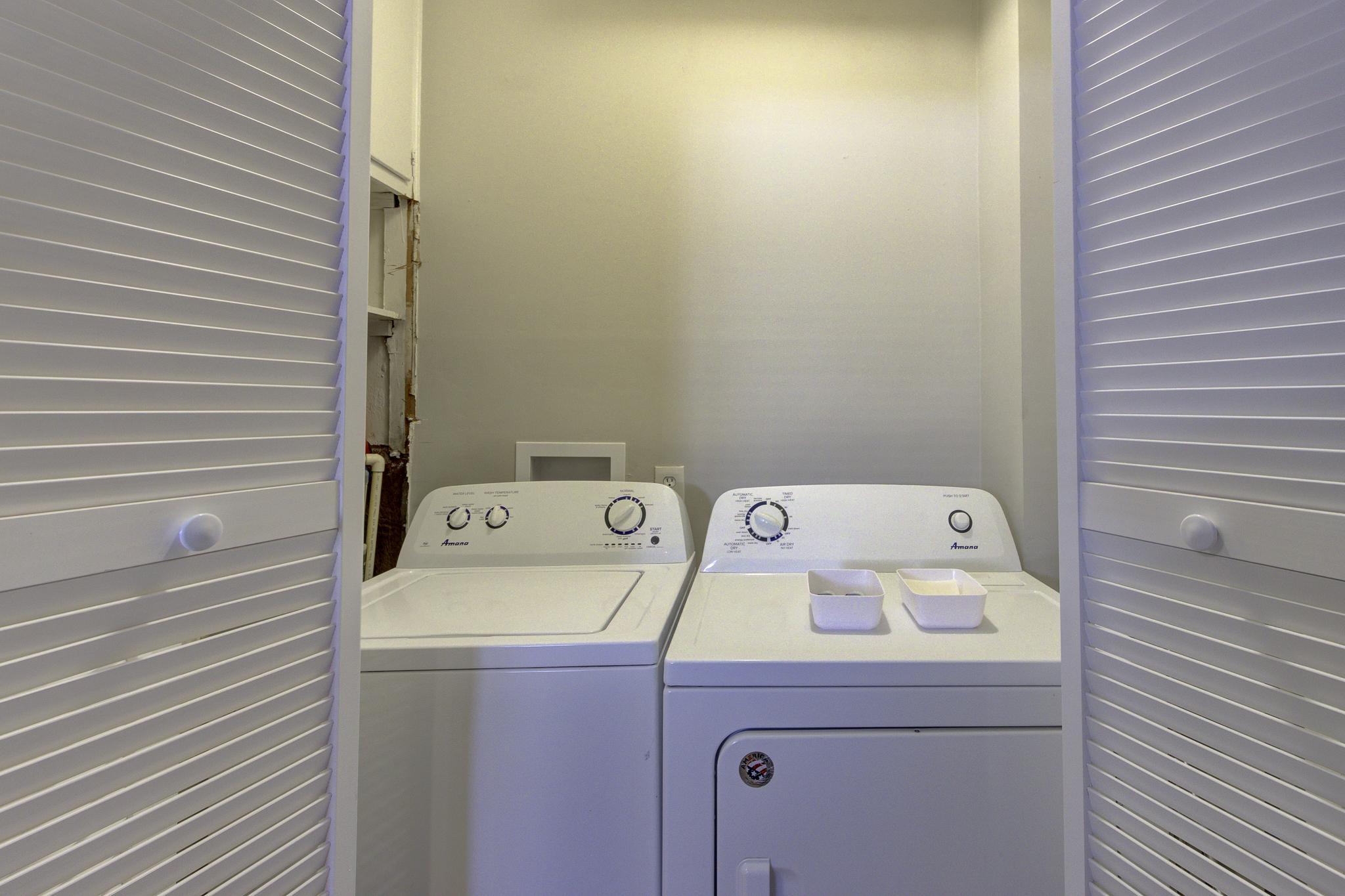 in-house washer and dryer