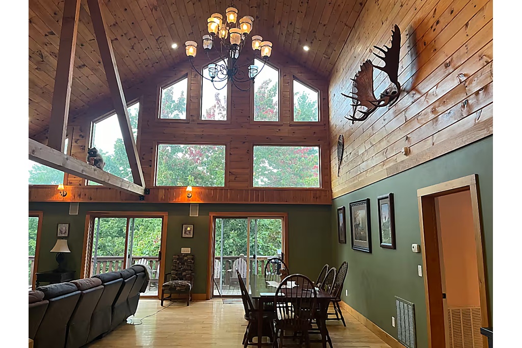 Rustic Cabin Lodge Living Room