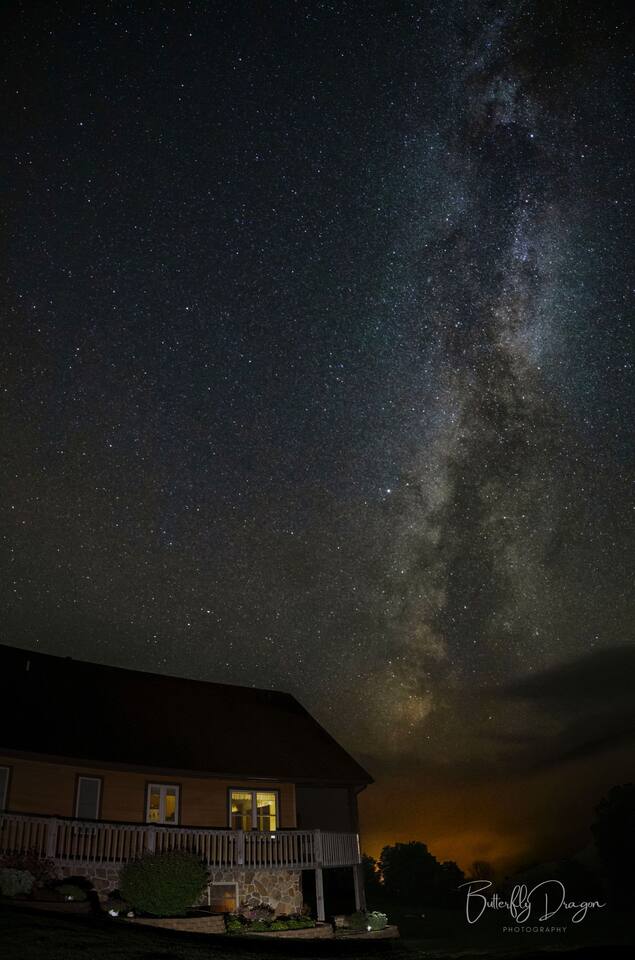 The stargazing in the yard right outside your door is phenomenal!!!