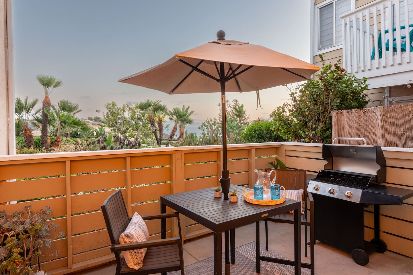 Enjoy the ocean breeze while you bbq or dine outside 