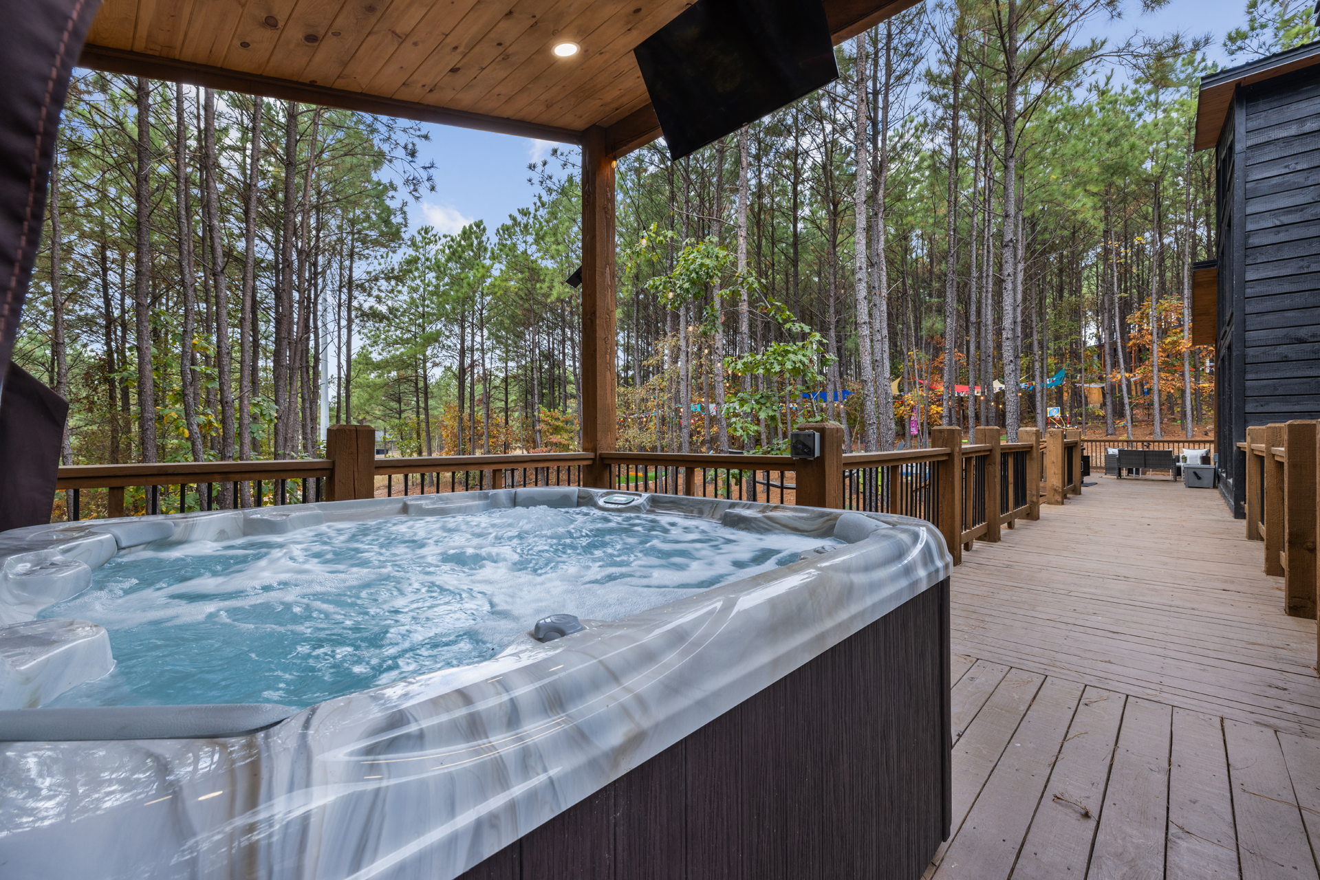 Hot Tub Gazebo View