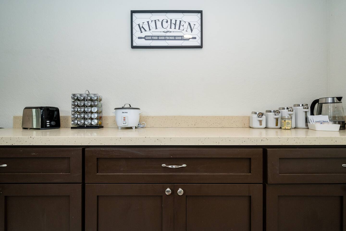 Large kitchen counter