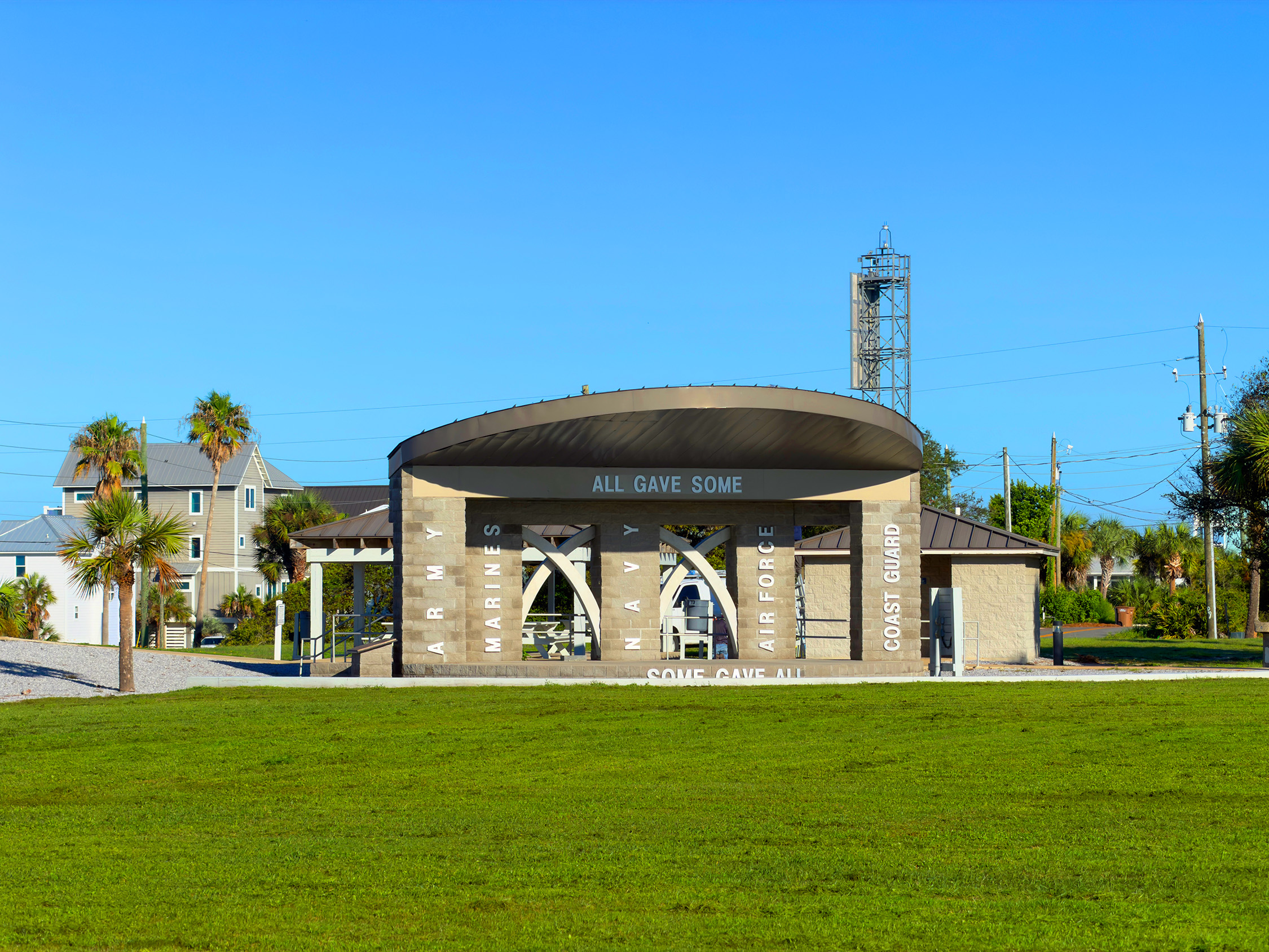 Veterans Park 1 block away