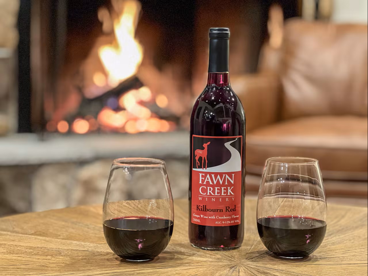 Fawn Creek winery is located just a short dirve away.  Enjoy live music and wine tastings.