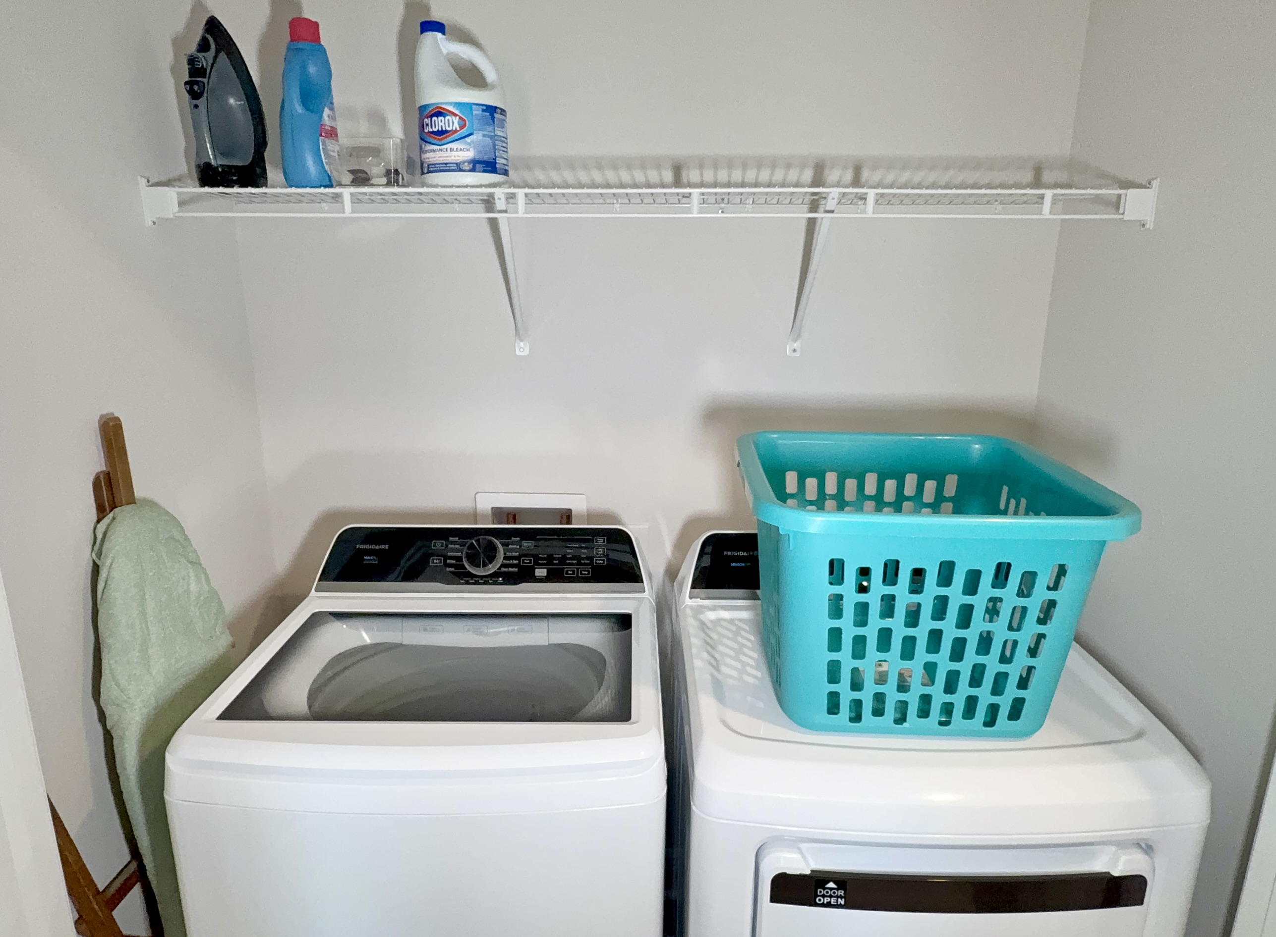Laundry room conveniently located on the second floor