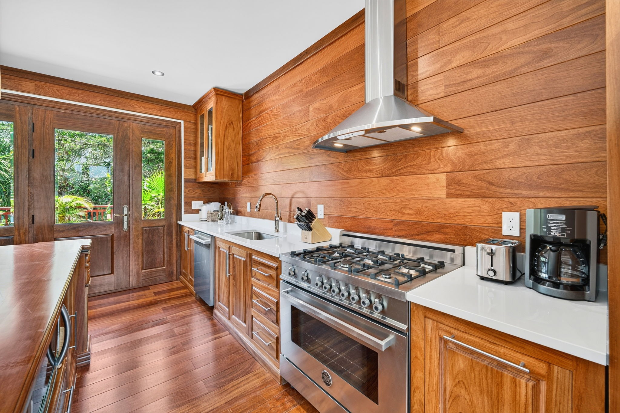 2nd Floor Kitchen, Adjacent to Pool | Rosewood Retreat | 2605 Palm Blvd, Isle of Palms, SC | IOP Escapes