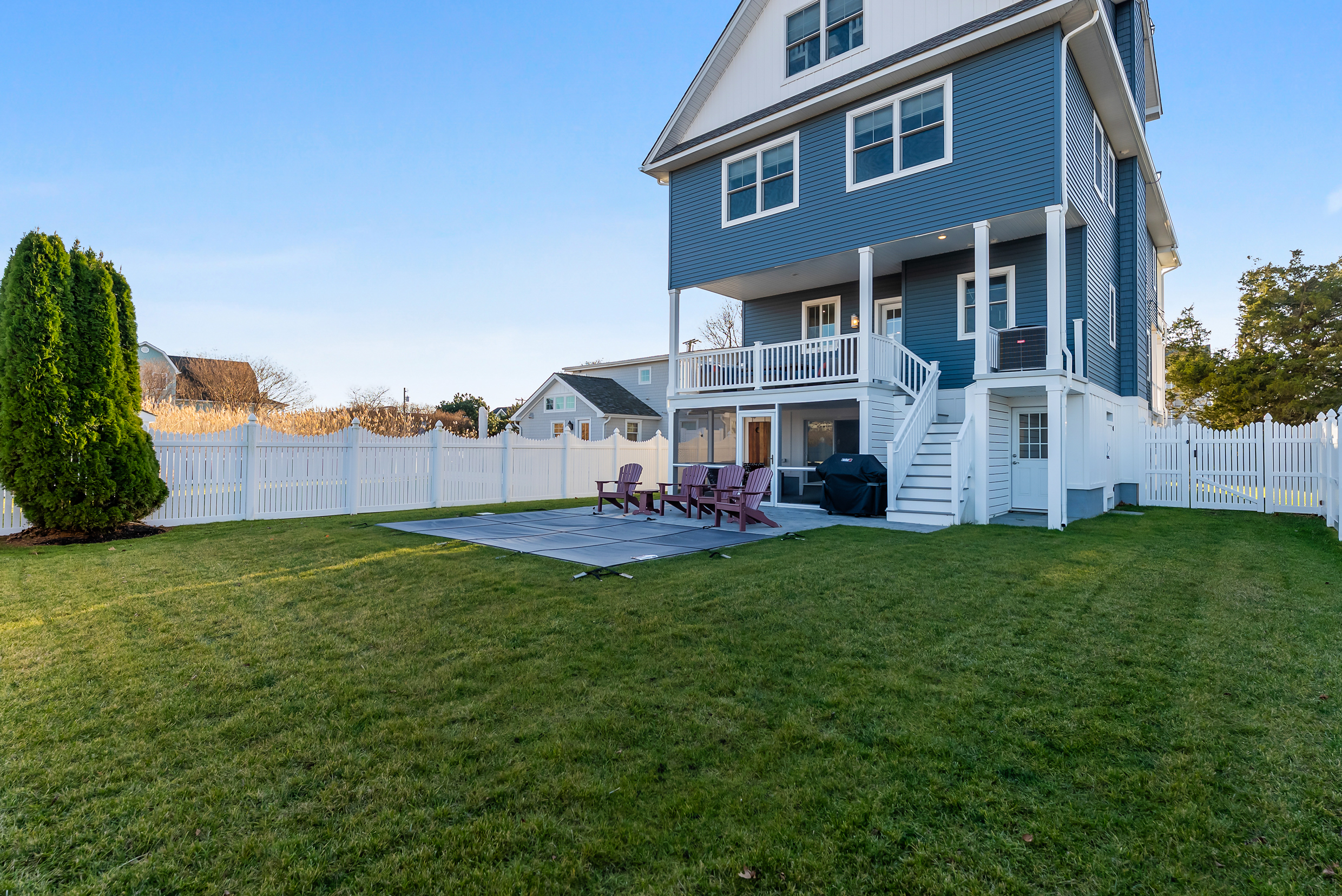 Private In-Ground Pool in Large Rear Fenced in Yard