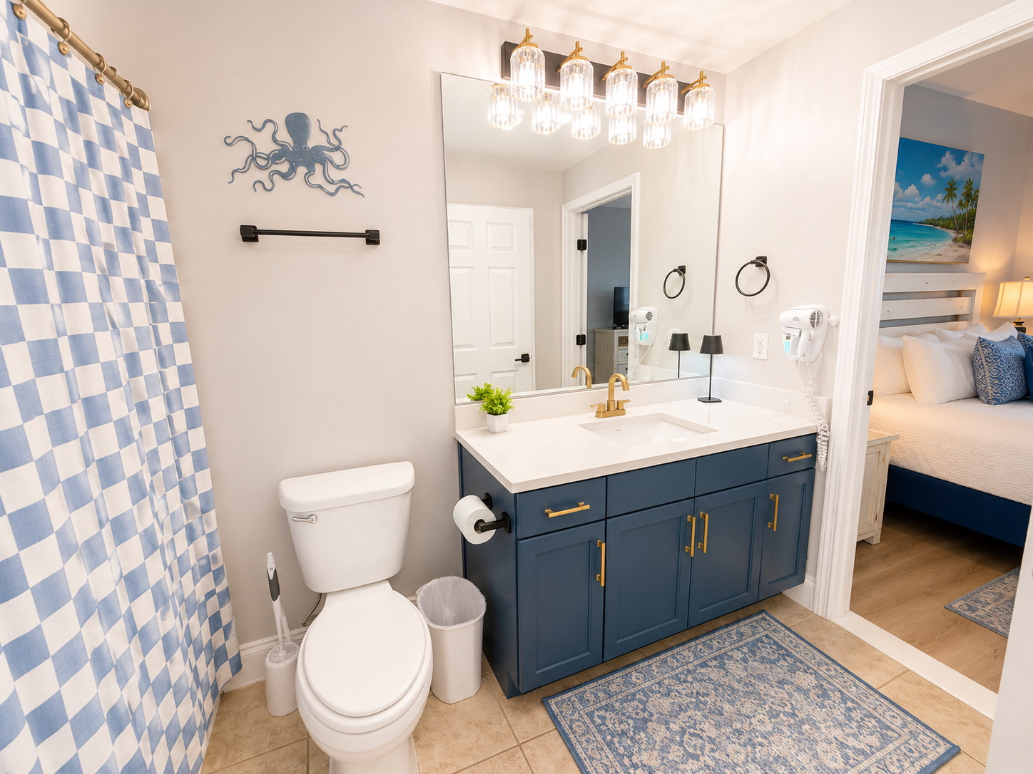 Jack and Jill bathroom between Bedroom #2 and Bunk Room