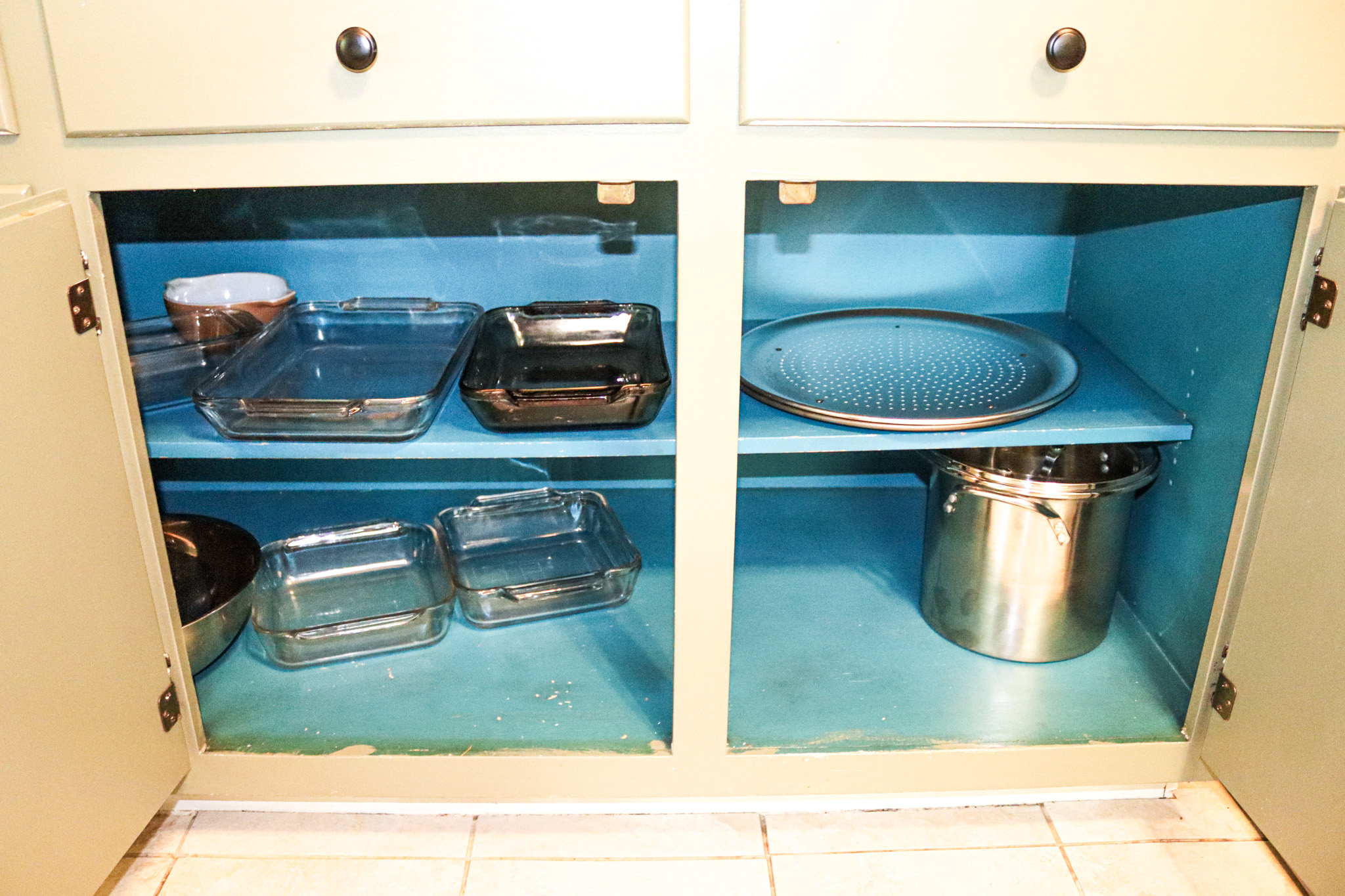 A fully stocked kitchen with dishes for everyday meals or special occasions.