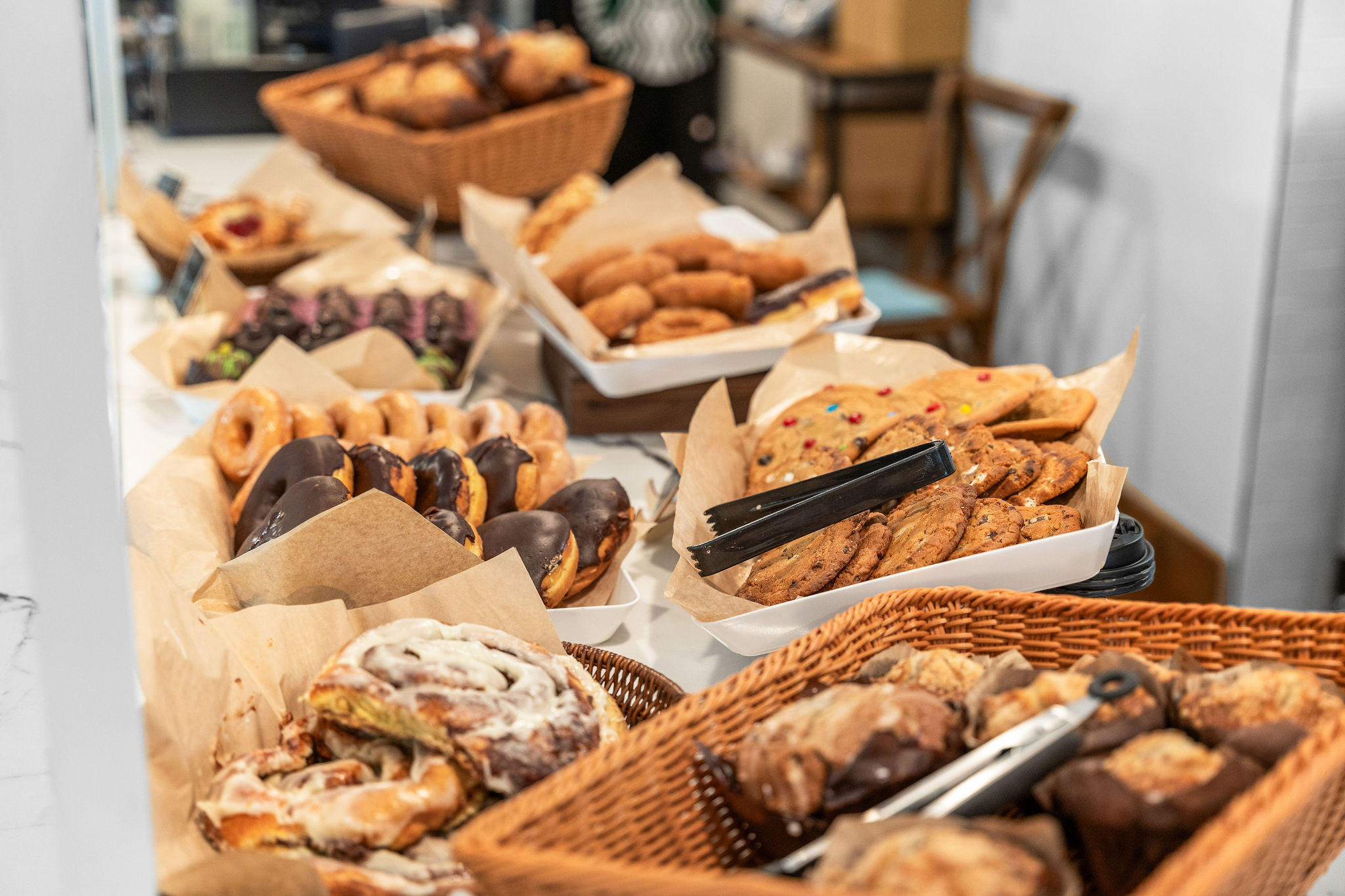 Stop into the general store to get some great pastries and a coffee for breakfast when you get tired of the convenience store donuts and those K-Cups! :)