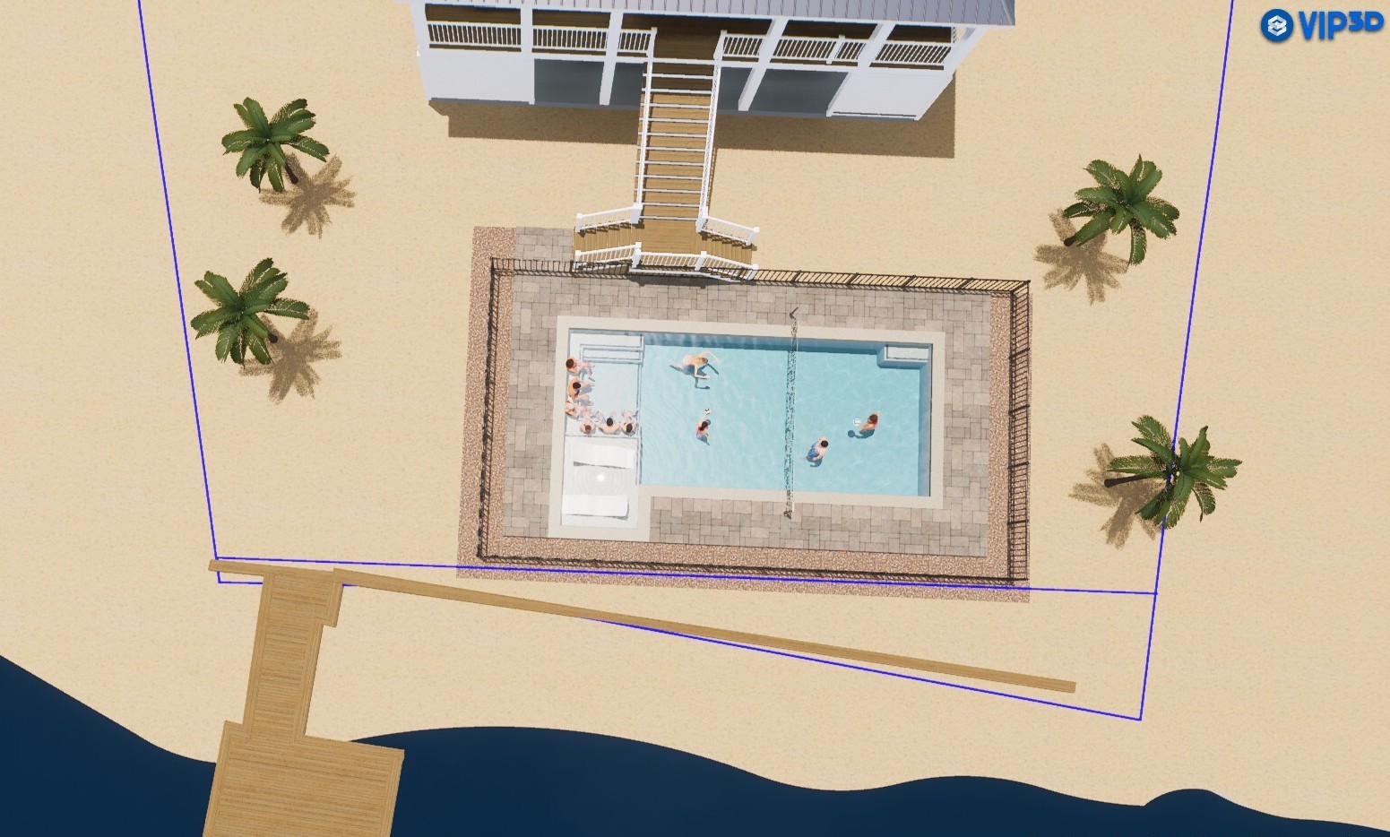 Rendering of New Pool