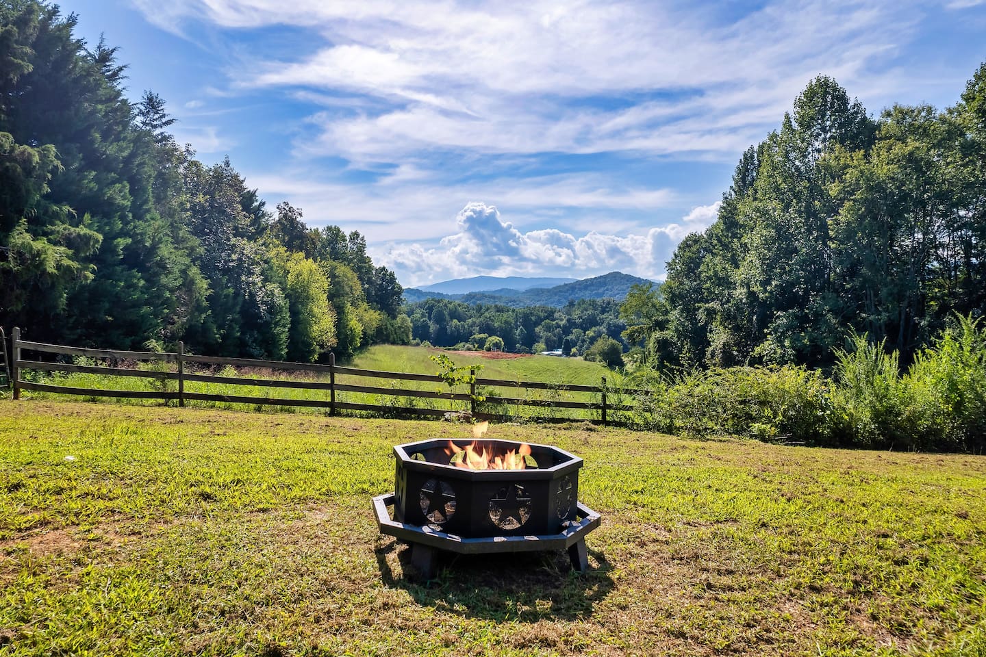 firepit with a view