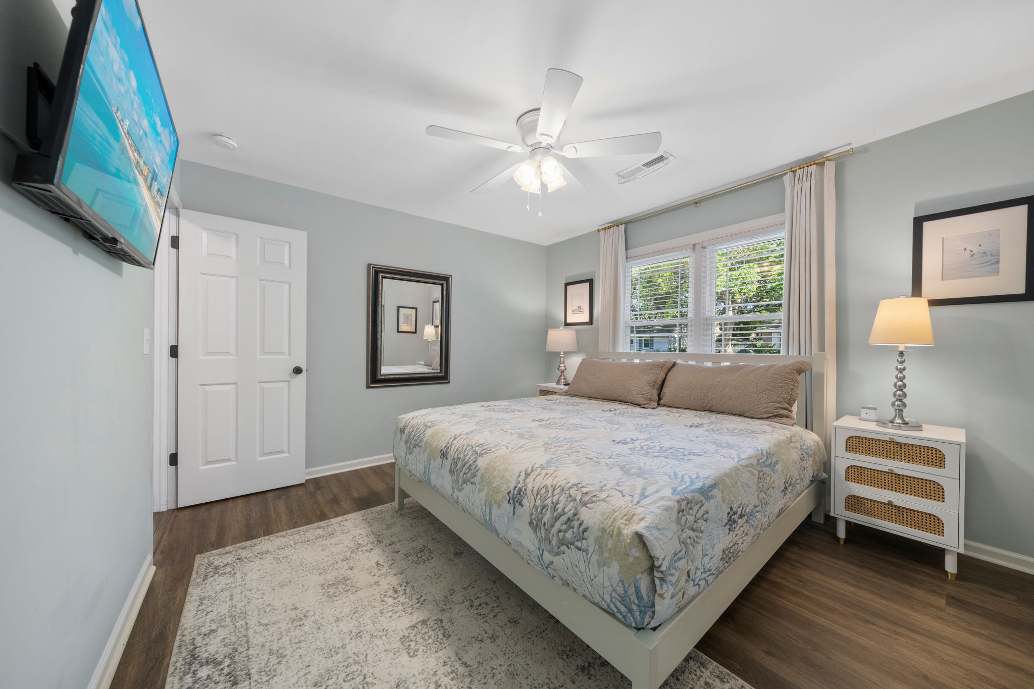 King Bedroom 2 | IOP Escapes Beach Blessing | 3705 Hartnett Blvd, Isle of Palms, SC